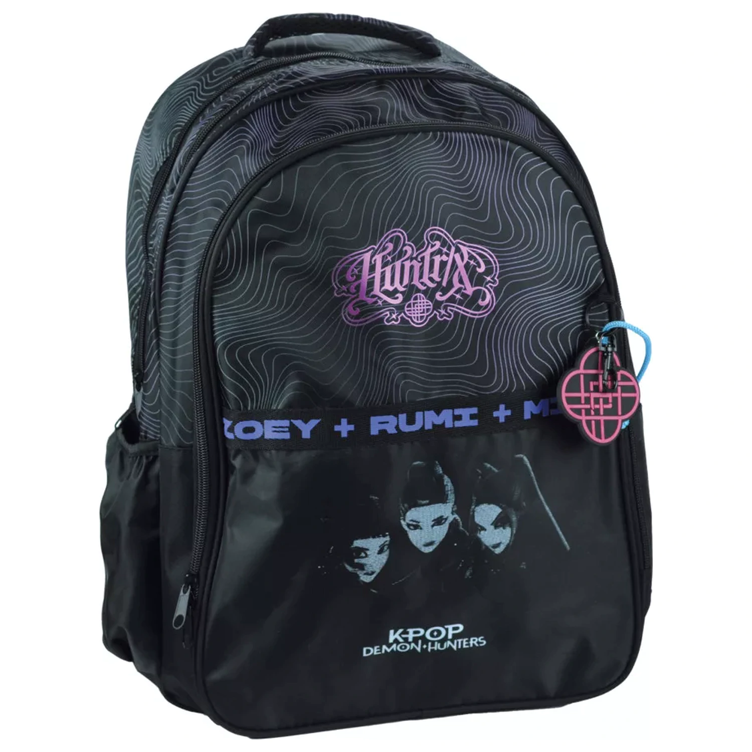 K-pop Demon Hunters črn 46 cm nahrbtnik, torba fotografija izdelka