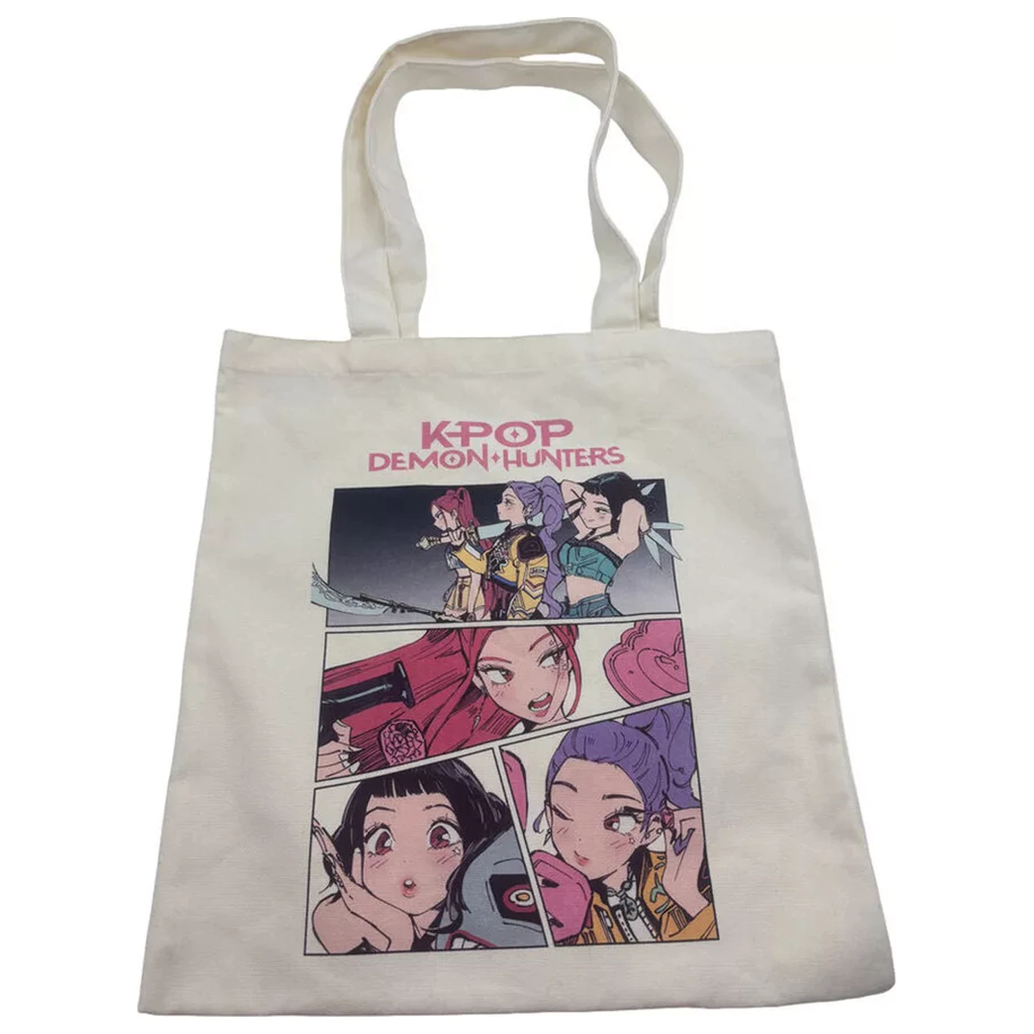 K-pop Demon Hunters Comics nakupovalna torba, 41 cm fotografija izdelka