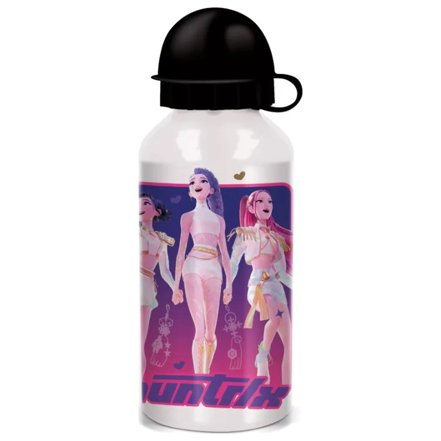 K-pop Demon Hunters Energy aluminijasta steklenica za vodo s pokrovčkom za pitje 400 ml fotografija izdelka