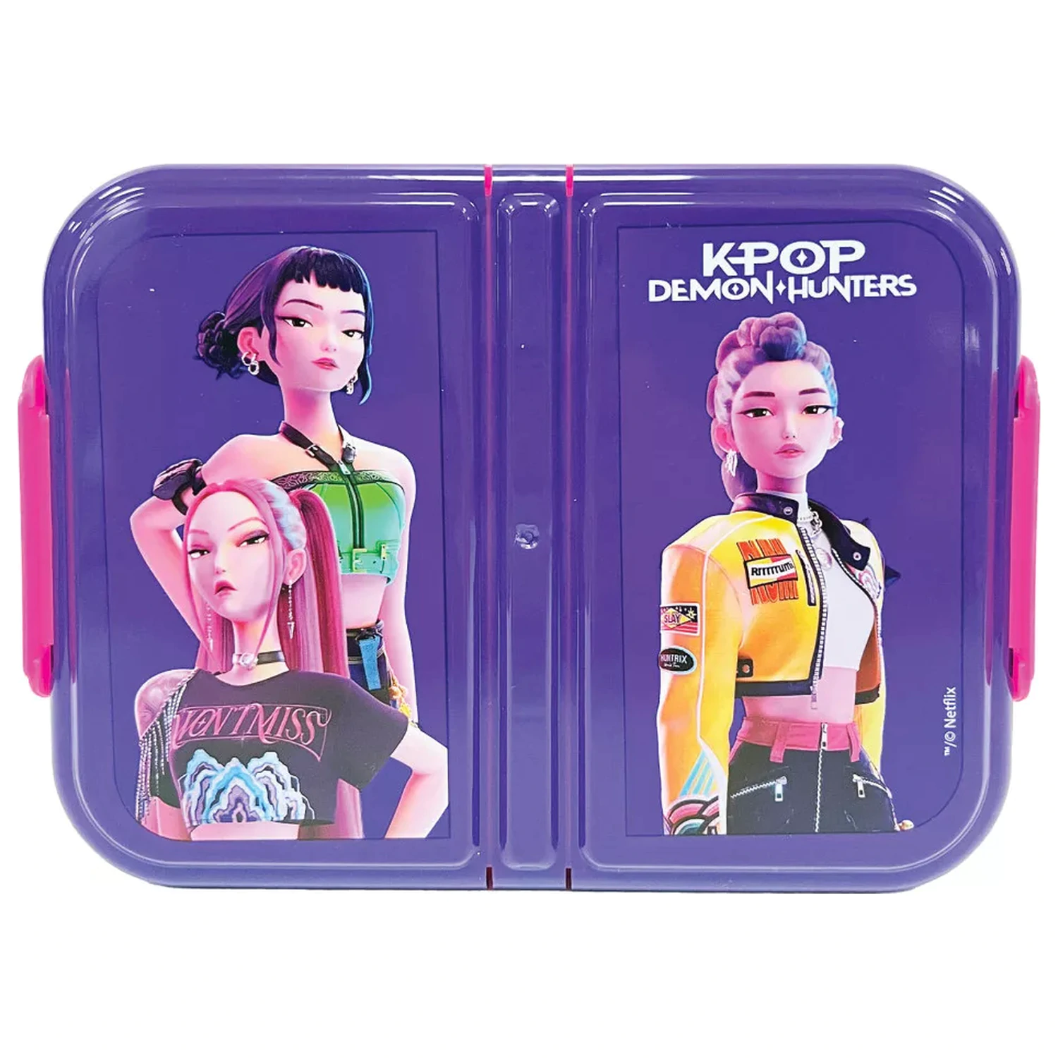K-pop Demon Hunters Girls večprekatna škatla za malico, škatla za sendviče fotografija izdelka
