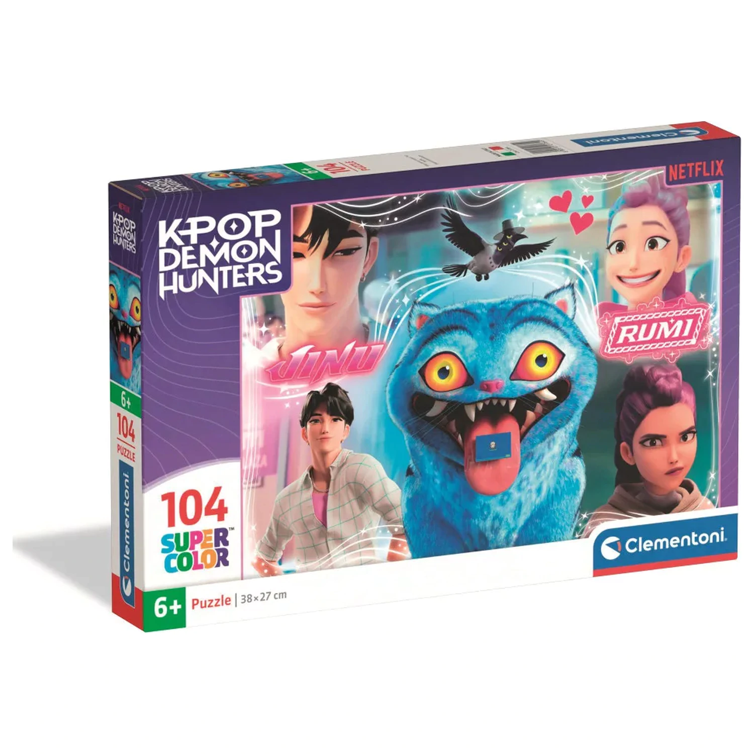 K-pop Demon Hunters Heart Hunter Super puzzle s 104 kosi fotografija izdelka
