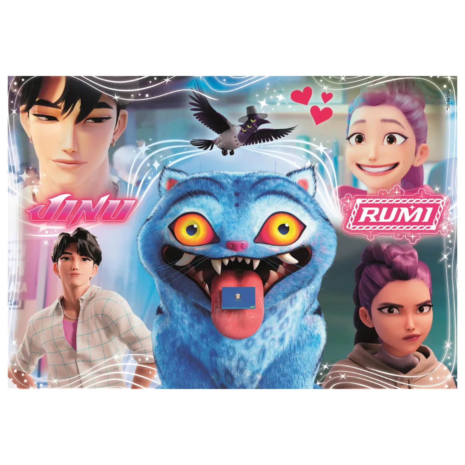 K-pop Demon Hunters Heart Hunter Super puzzle s 104 kosi fotografija izdelka
