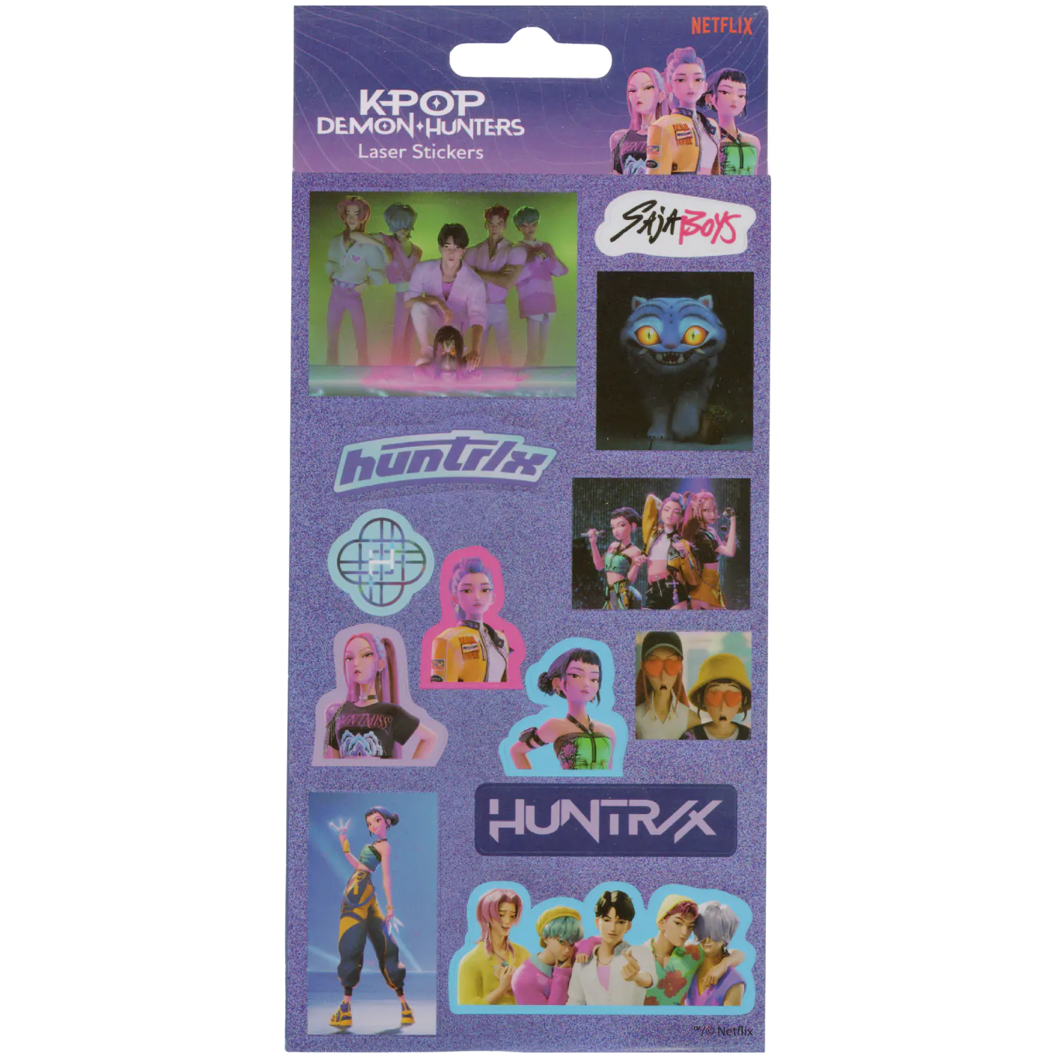 K-pop Demon Slayer Hunter X Huntrix holografska nalepka fotografija izdelka