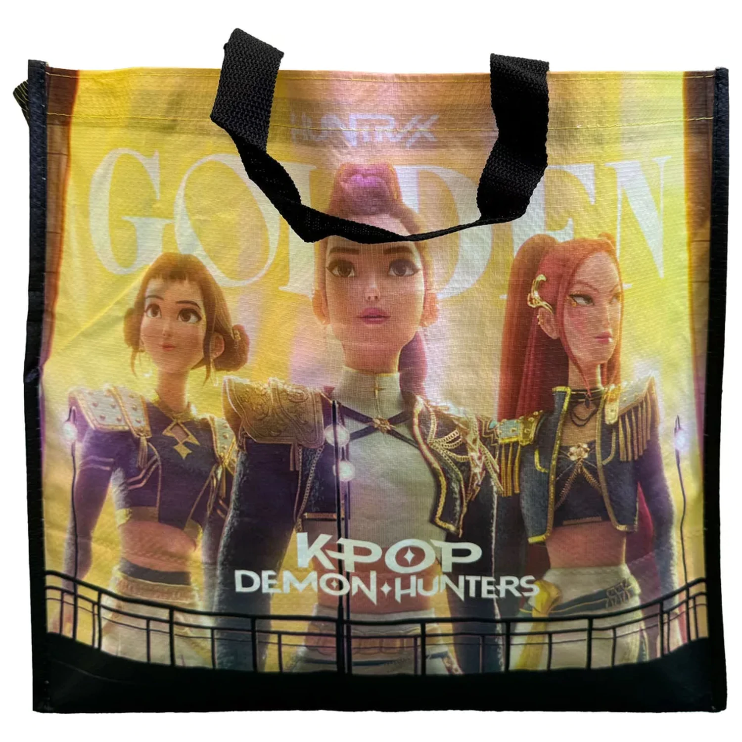 K-pop Demon Hunters Negra nakupovalna torba 45 cm fotografija izdelka