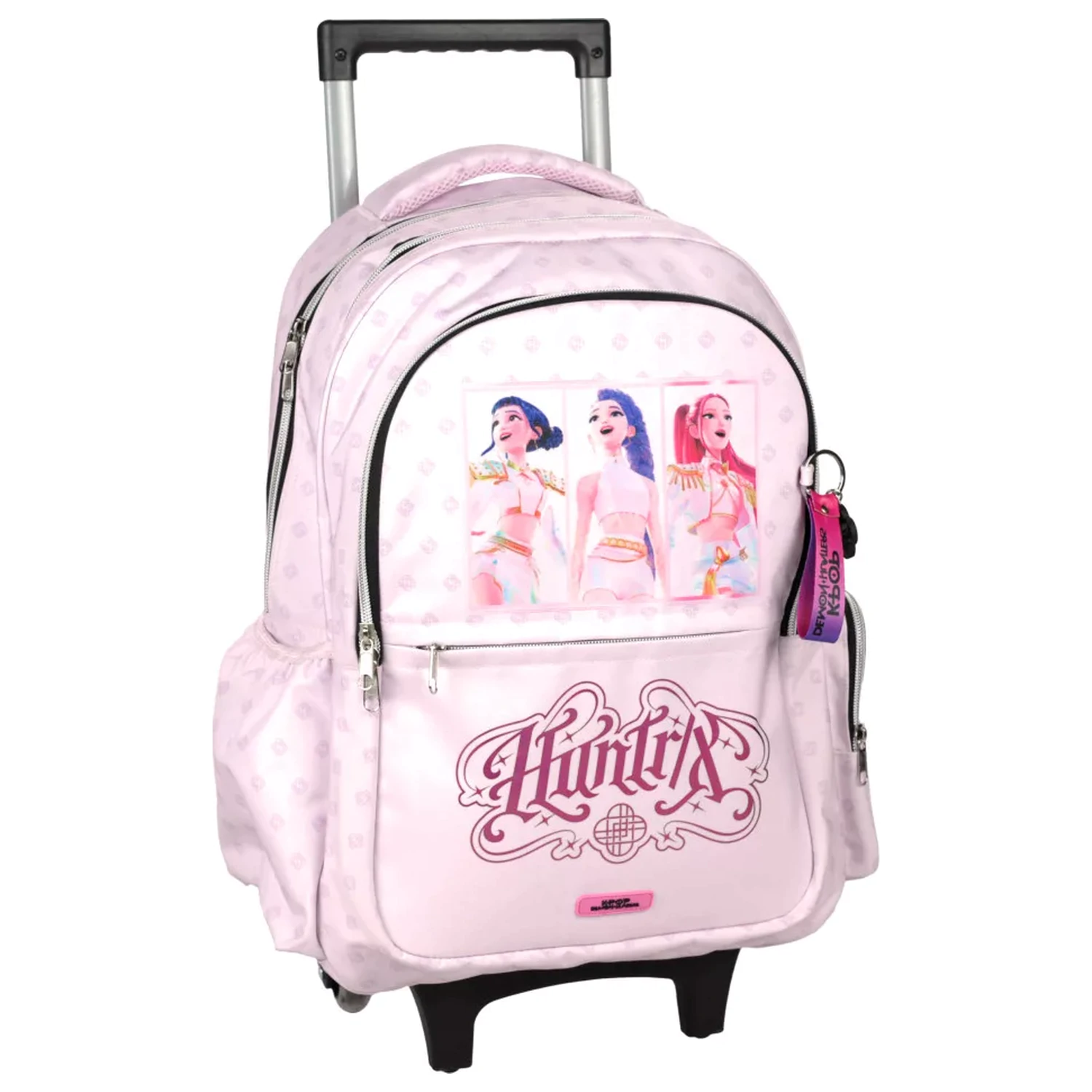 K-pop Demon Hunters rožnata šolska torba na koleščkih, torba 46 cm fotografija izdelka