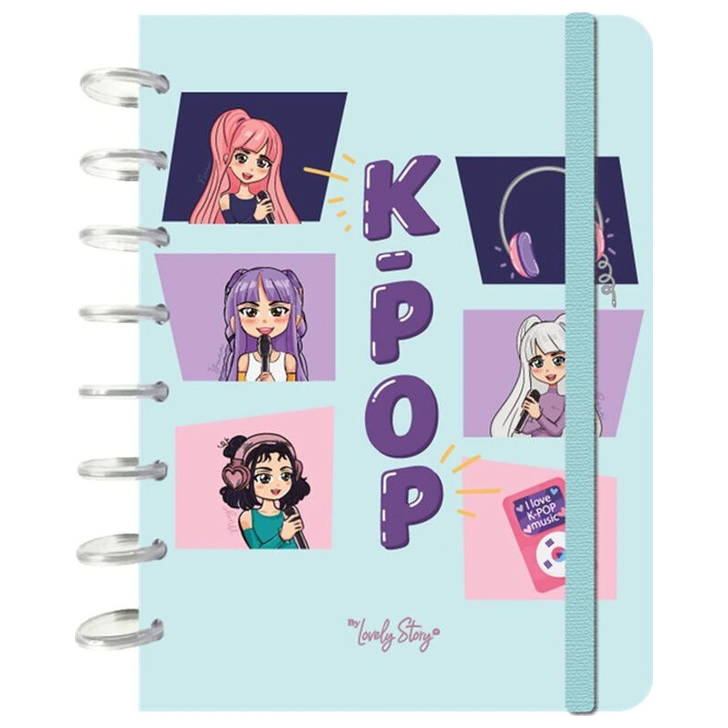 K-Pop Mint A5 beležka fotografija izdelka