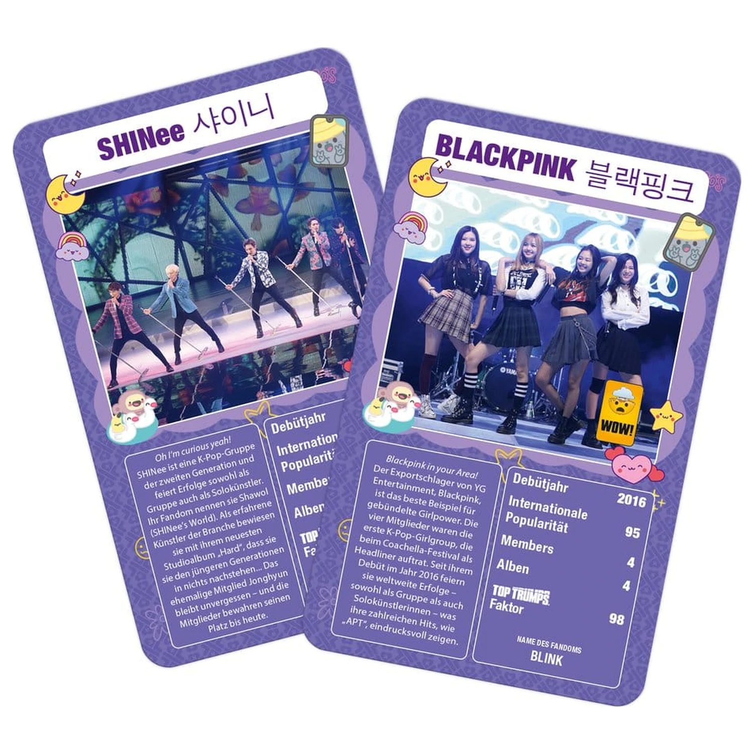 K-Pop Igra s kartami Top Trumps *nemška različica* fotografija izdelka