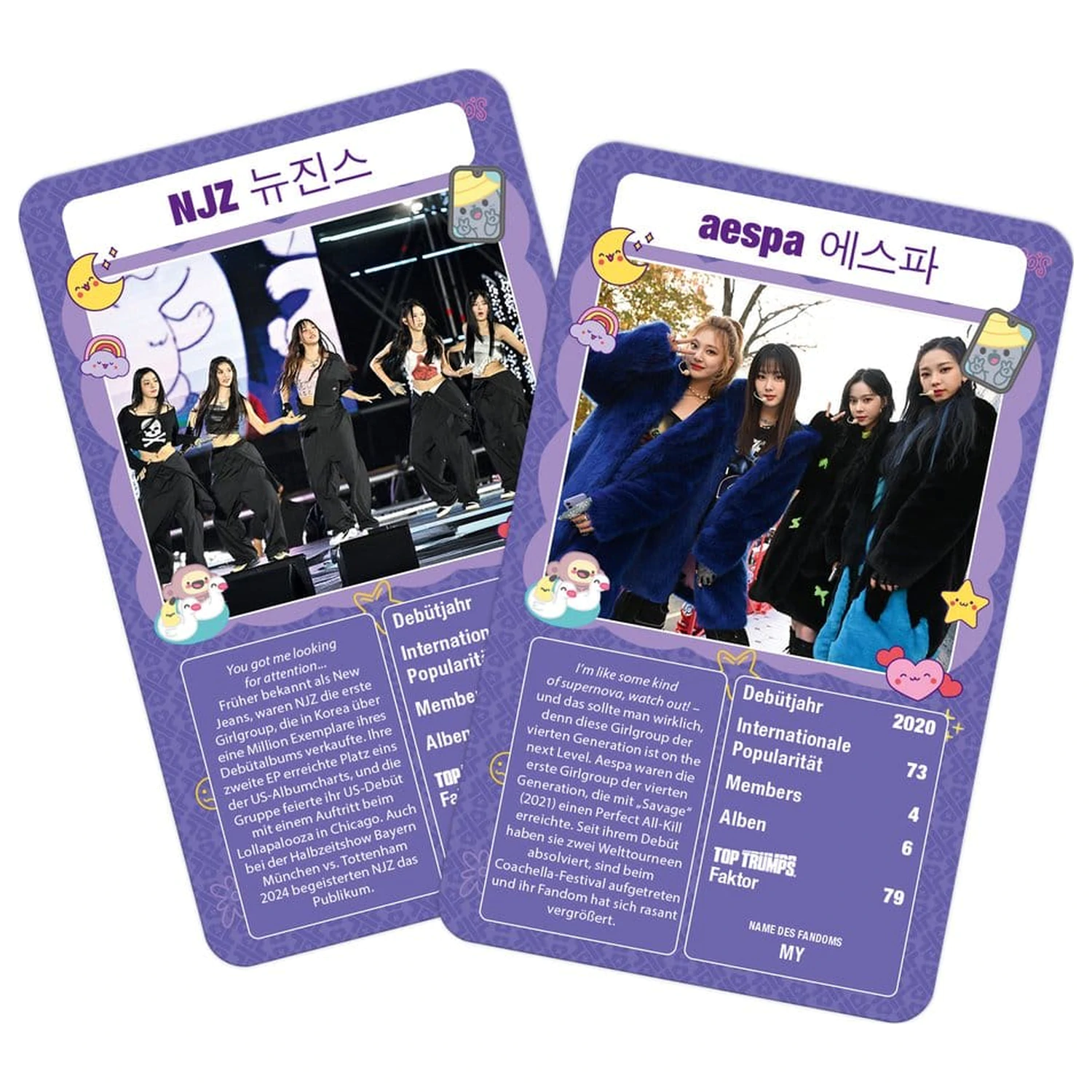 K-Pop Igra s kartami Top Trumps *nemška različica* fotografija izdelka