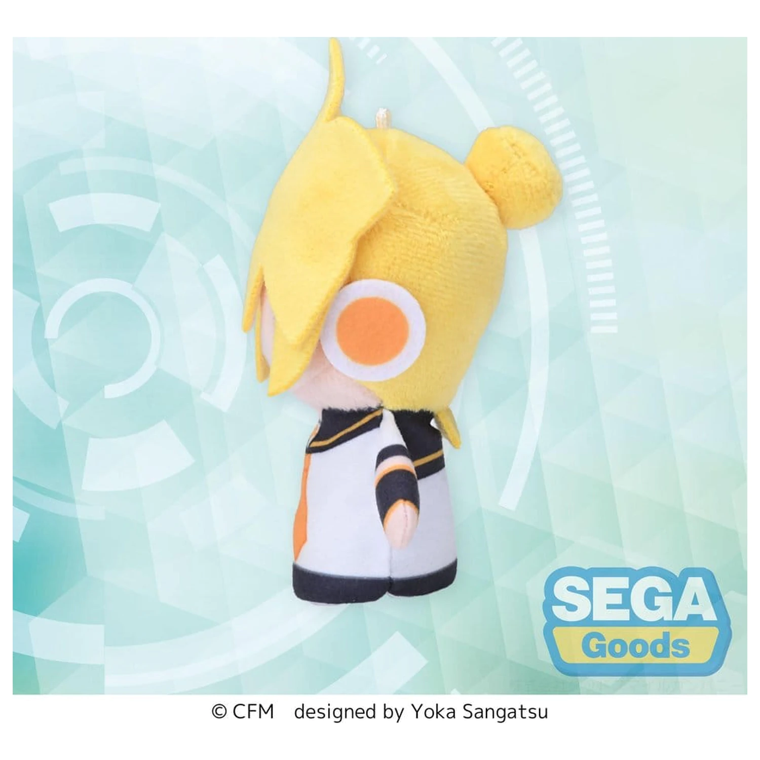 Kagamine Rin & Len Fuwa Petit plišasta figura Kagamine Len maskota za prst 10 cm fotografija izdelka