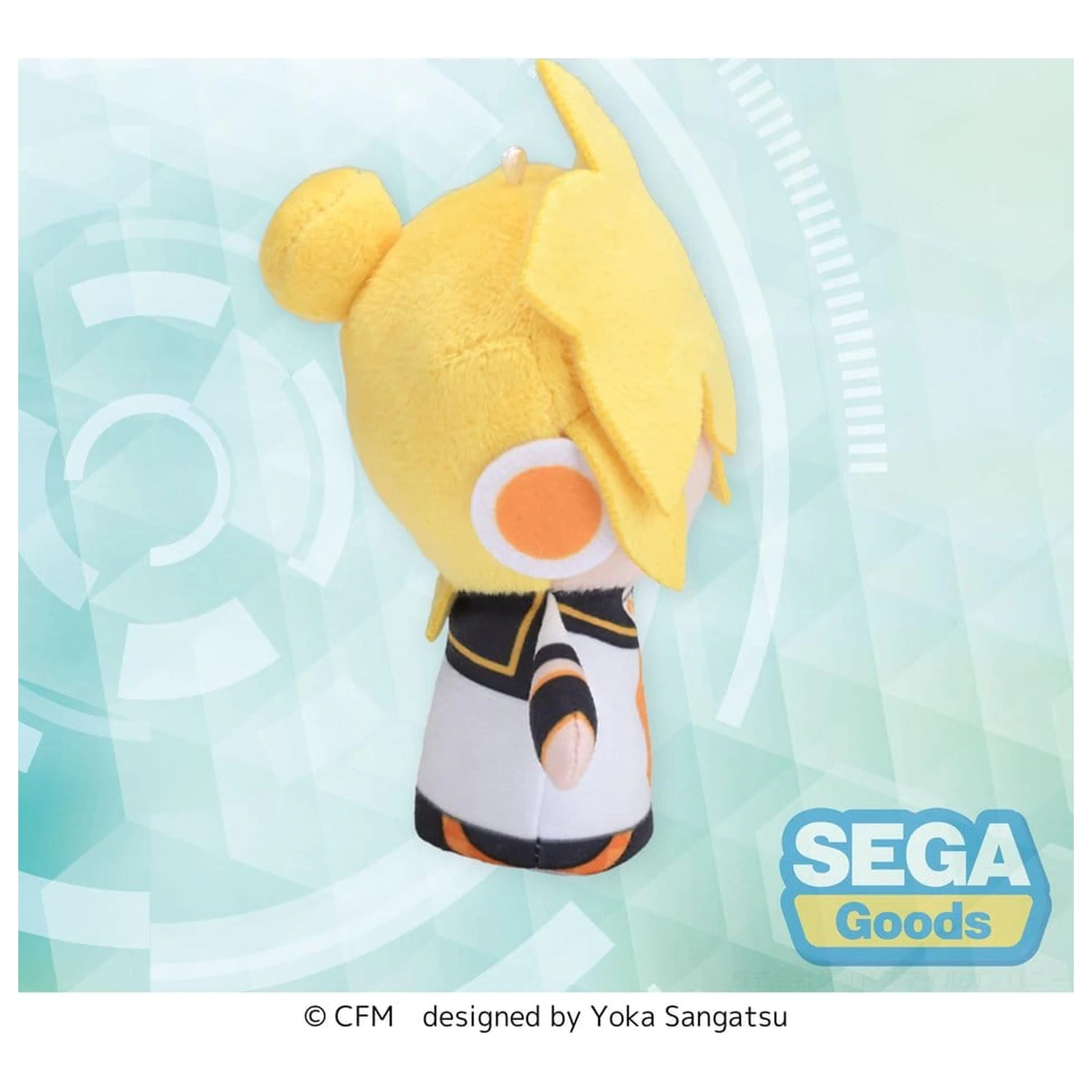 Kagamine Rin & Len Fuwa Petit plišasta figura Kagamine Len maskota za prst 10 cm fotografija izdelka