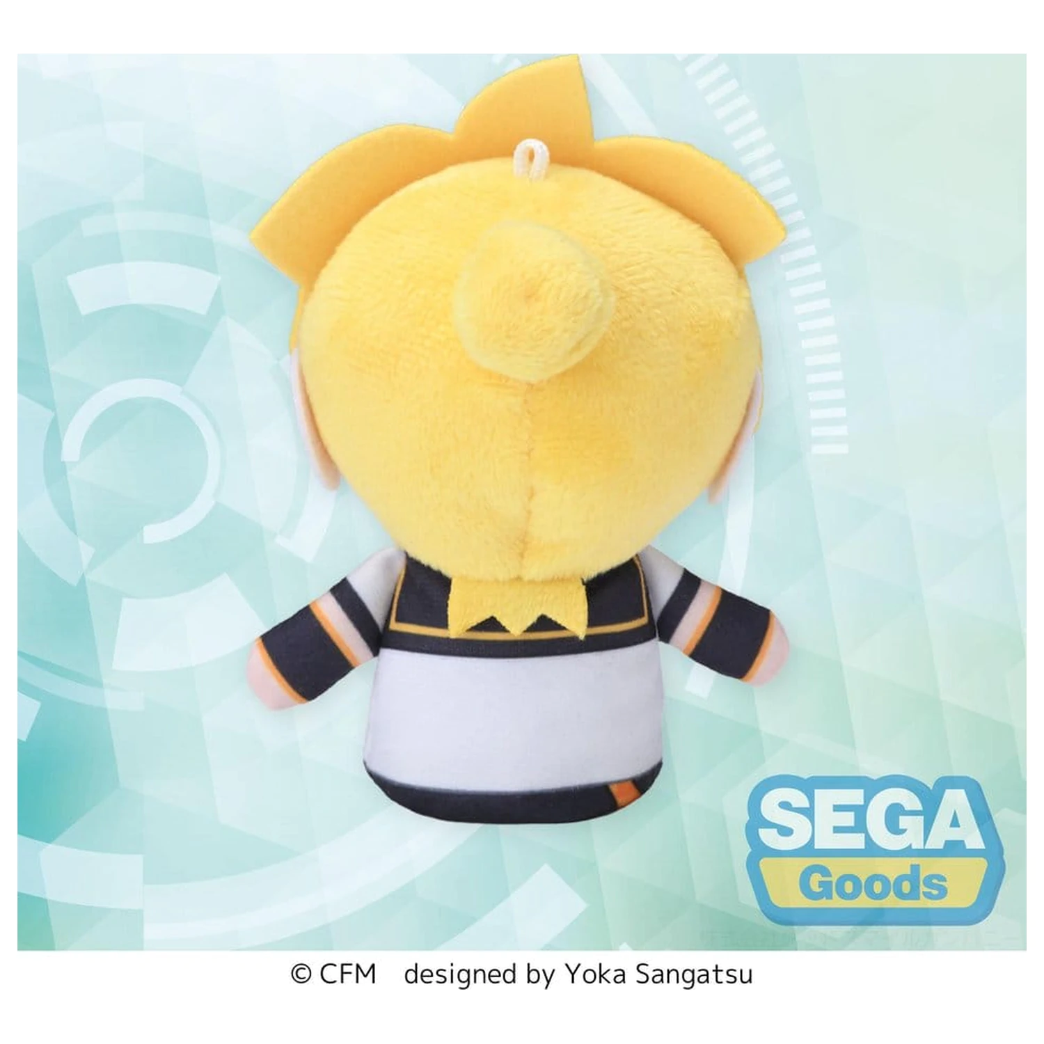Kagamine Rin & Len Fuwa Petit plišasta figura Kagamine Len maskota za prst 10 cm fotografija izdelka