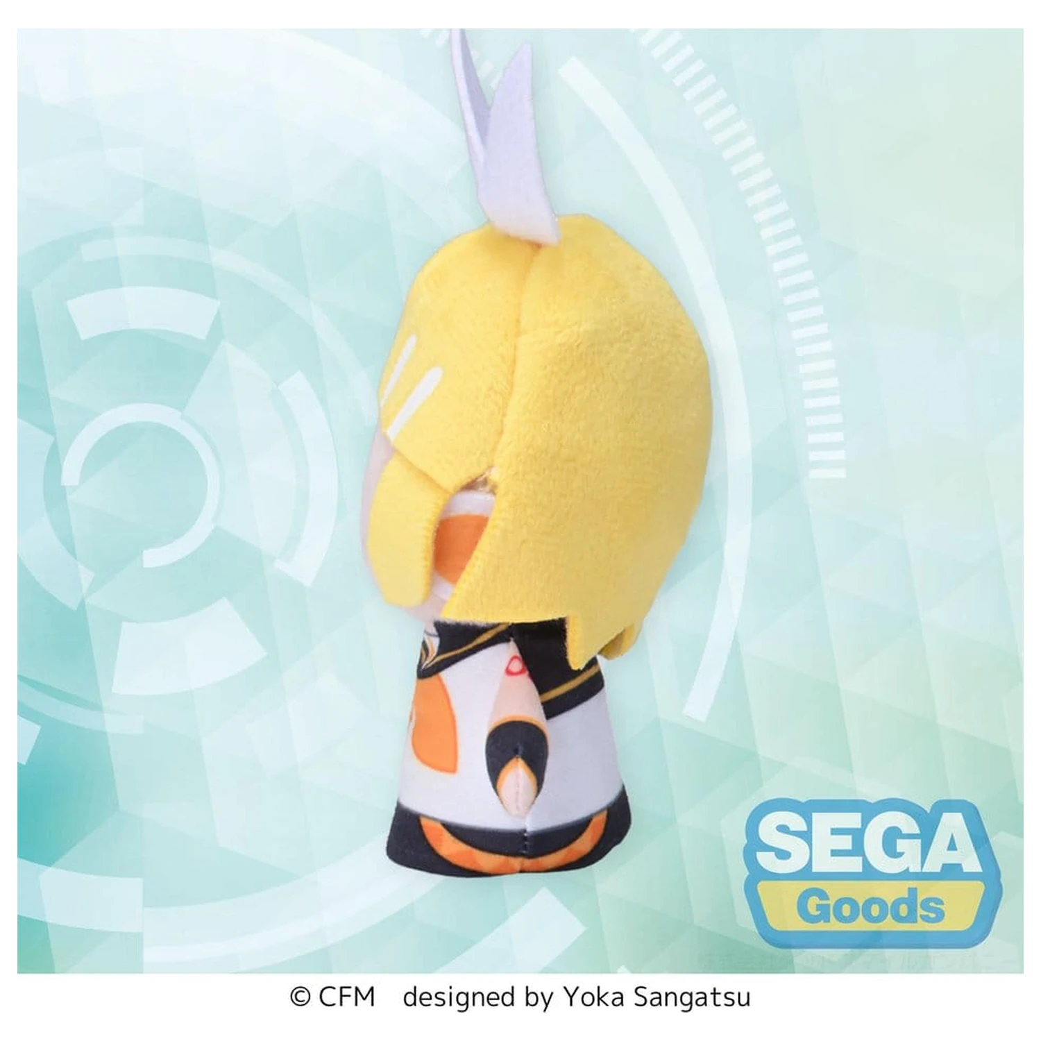 Kagamine Rin & Len Fuwa Petit Plush Kagamine Rin maskota za prste 10 cm fotografija izdelka