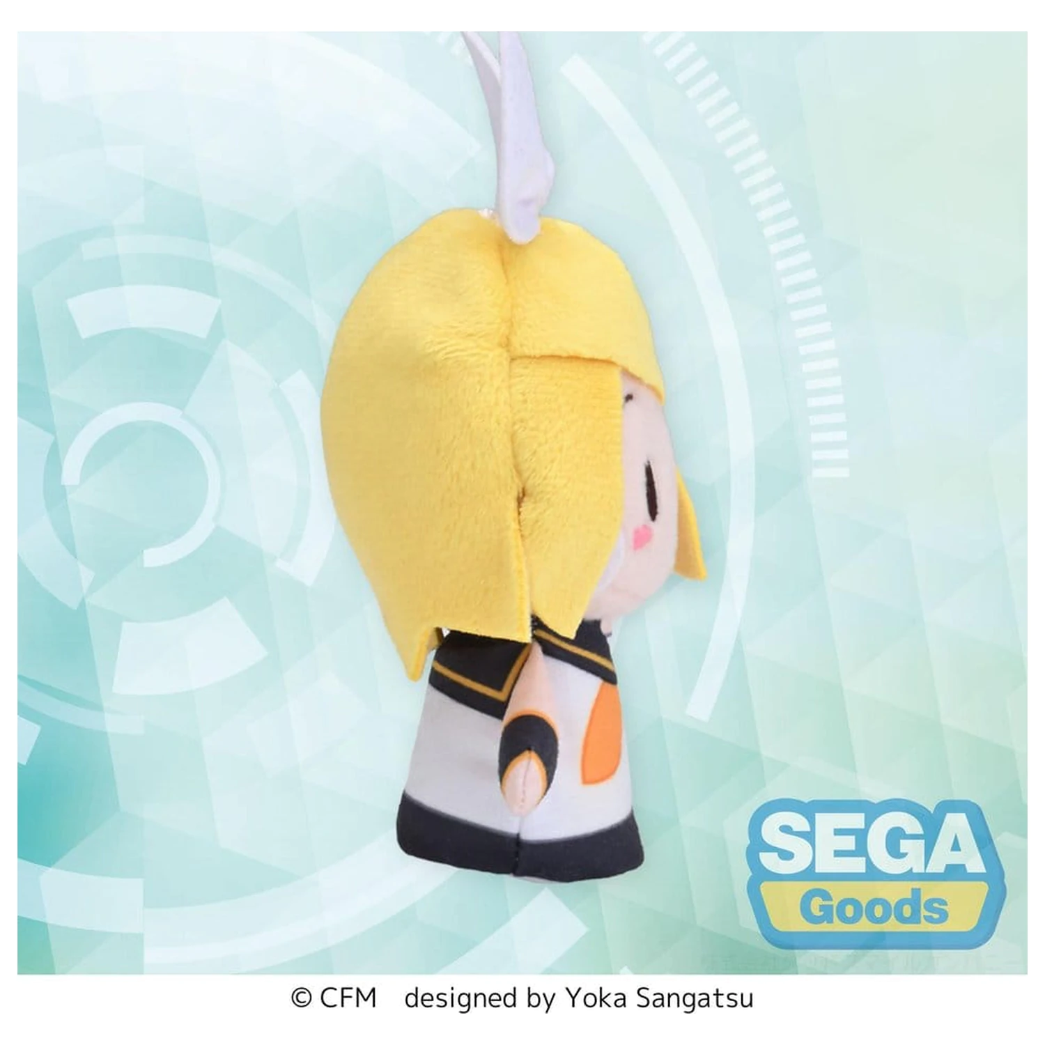 Kagamine Rin & Len Fuwa Petit Plush Kagamine Rin maskota za prste 10 cm fotografija izdelka