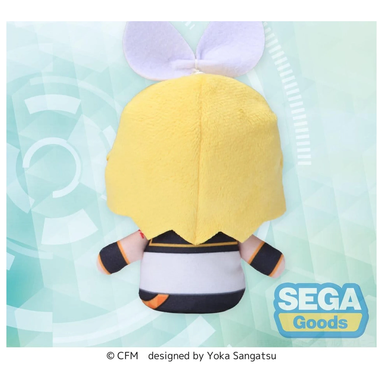 Kagamine Rin & Len Fuwa Petit Plush Kagamine Rin maskota za prste 10 cm fotografija izdelka