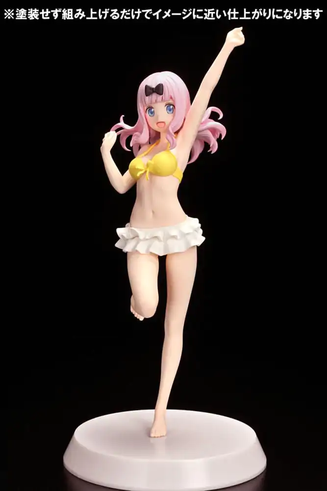 Kaguya-sama: Love is War Summer Queens PVC Kip 1/8 Assemble Heroines Chika Fujiwara Figure Kit Ver. 23 cm fotografija izdelka