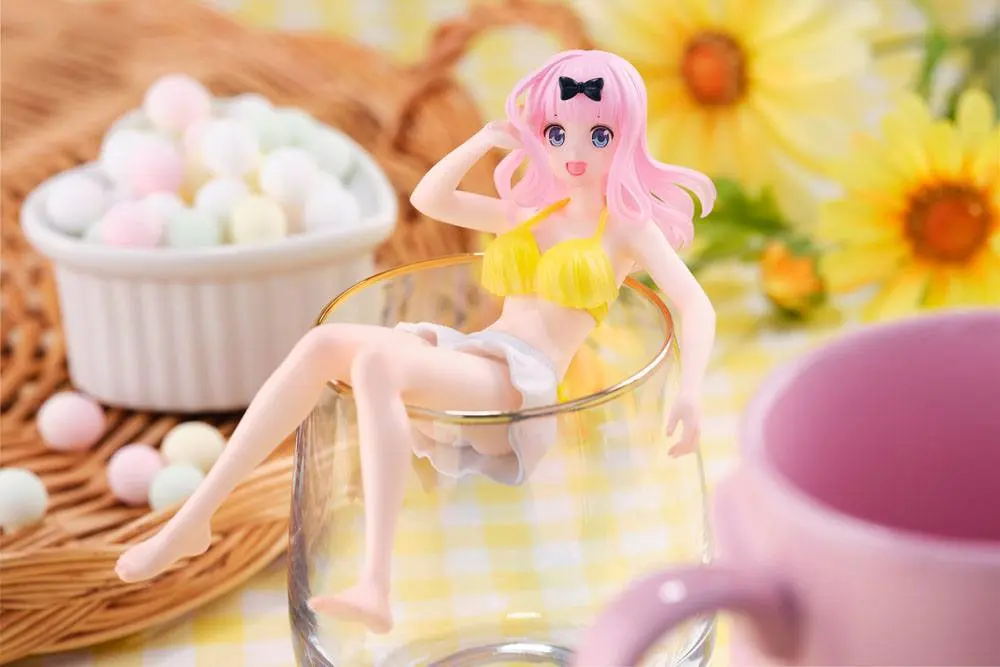 Kaguya-sama: Love is War PVC Statue Ultra Romantic Aqua Float Girls Figure Chika Fujiwara PVC Kip fotografija izdelka
