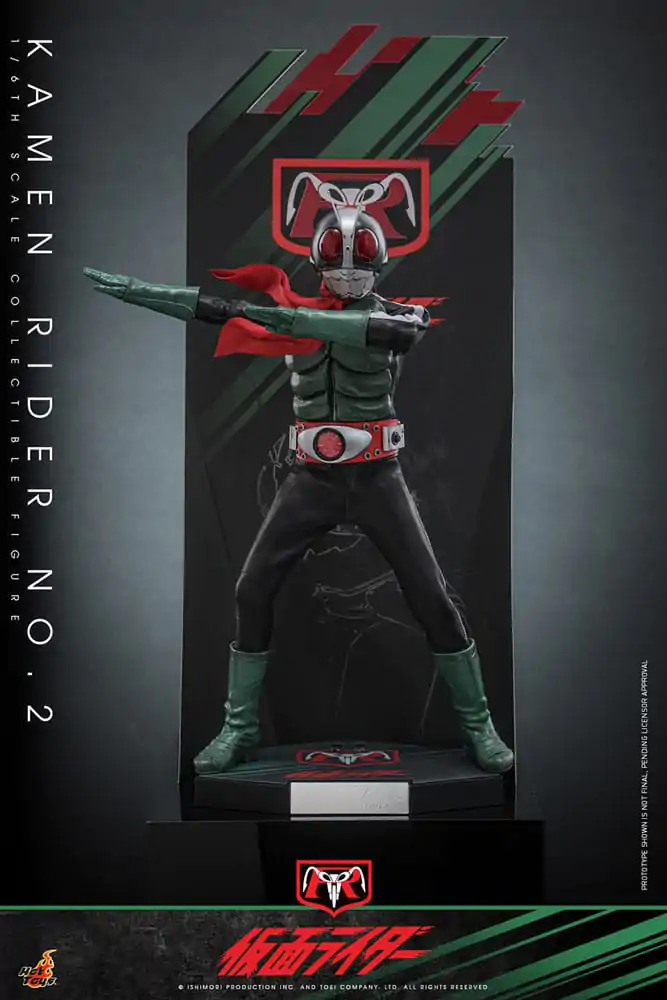 Kamen Rider 1/6 akcijska figura Kamen Rider No. 2 30 cm fotografija izdelka