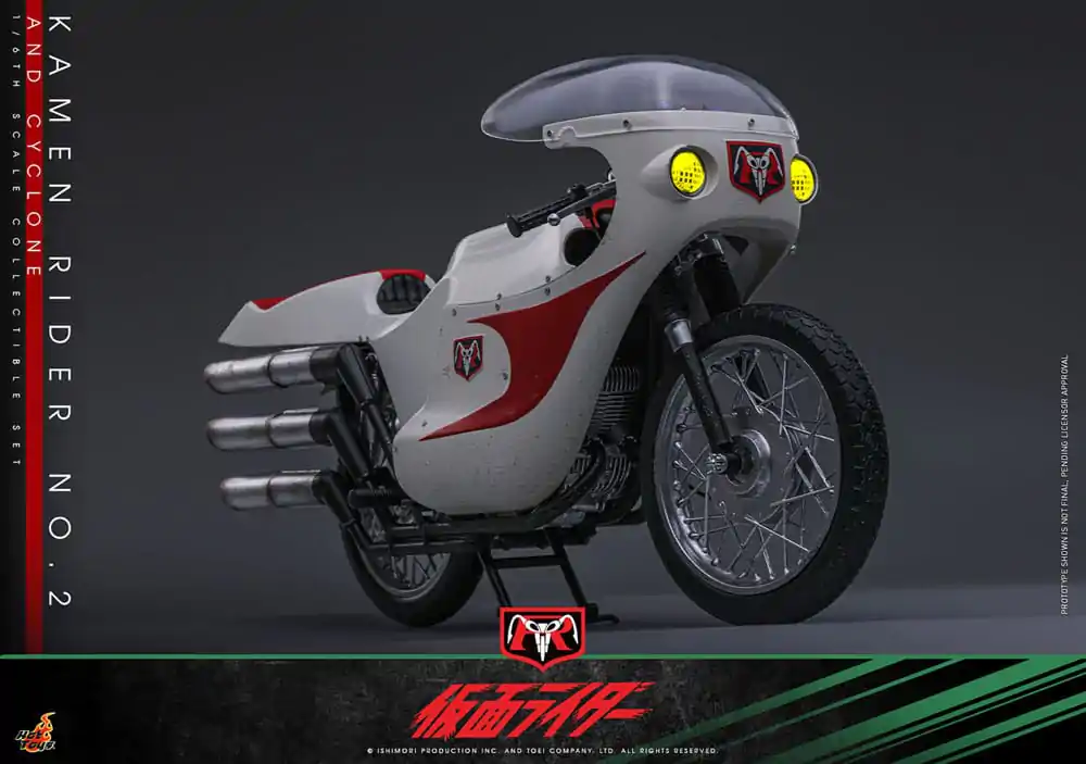 Kamen Rider 1/6 Kamen Rider No. 2 in motor Cyclone 30 cm fotografija izdelka