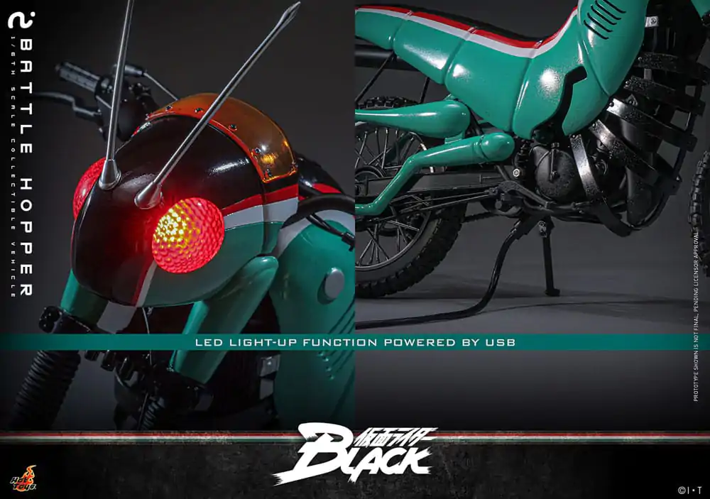 Kamen Rider Black Vozilo 1/6 Battle Hopper 36 cm fotografija izdelka