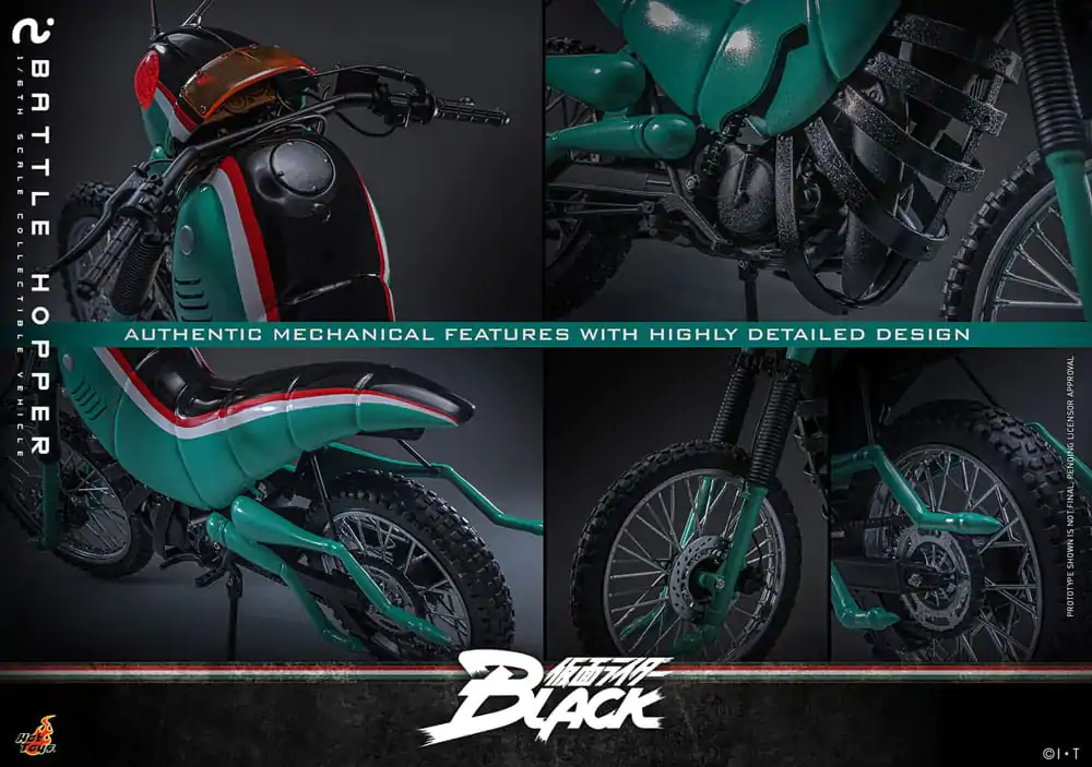 Kamen Rider Black Vozilo 1/6 Battle Hopper 36 cm fotografija izdelka