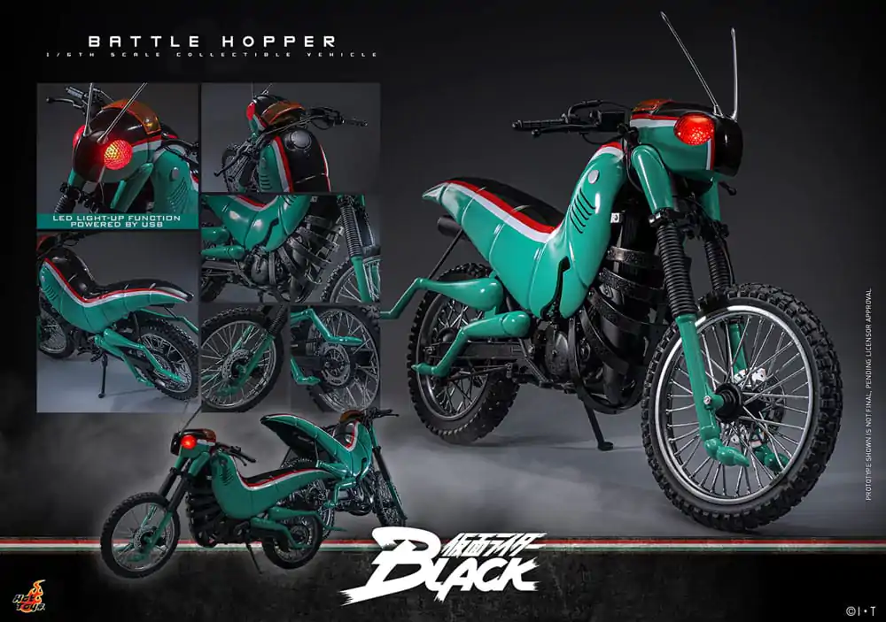 Kamen Rider Black Vozilo 1/6 Battle Hopper 36 cm fotografija izdelka