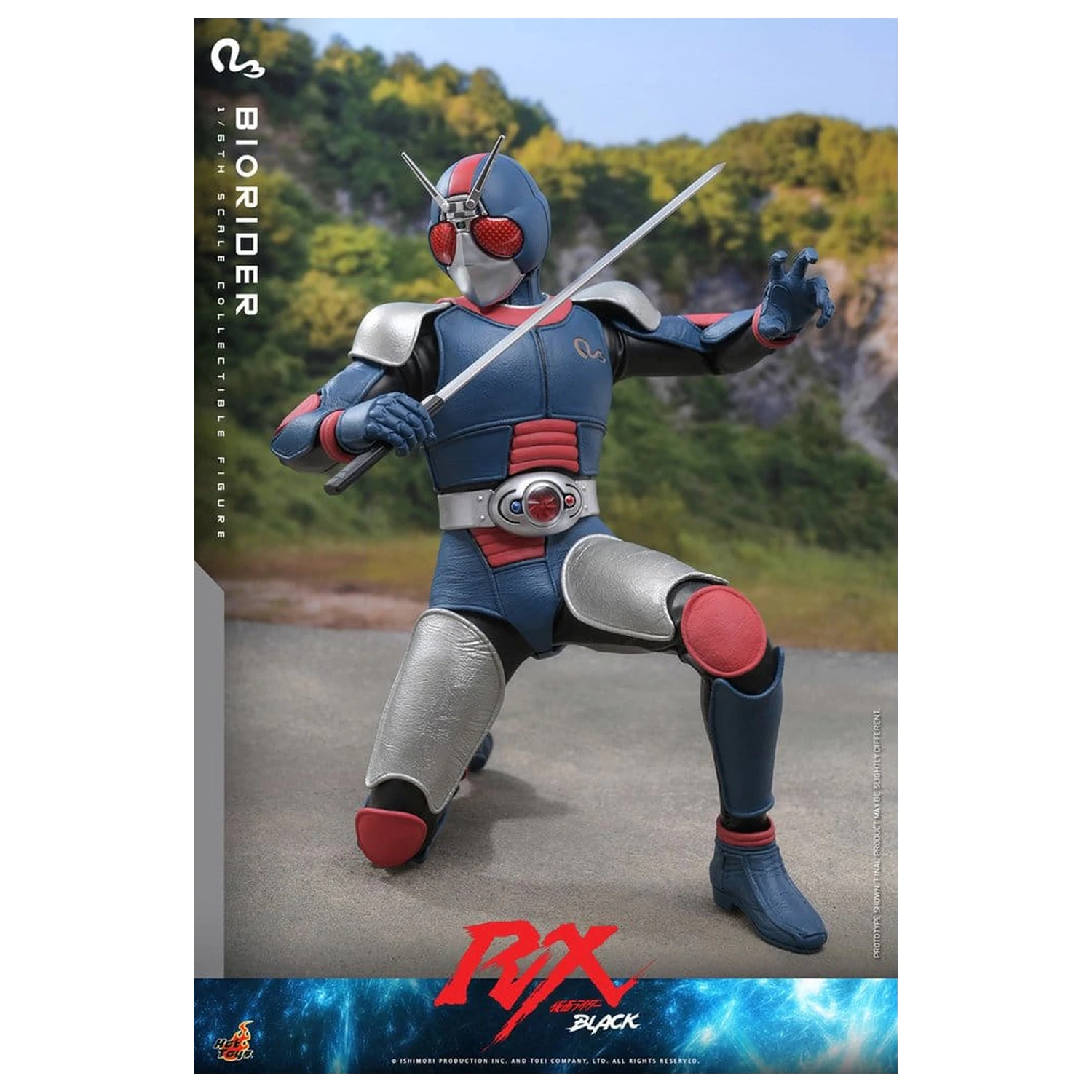 Kamen Rider Black RX akcijska figura 1/6 BioRider 31 cm fotografija izdelka