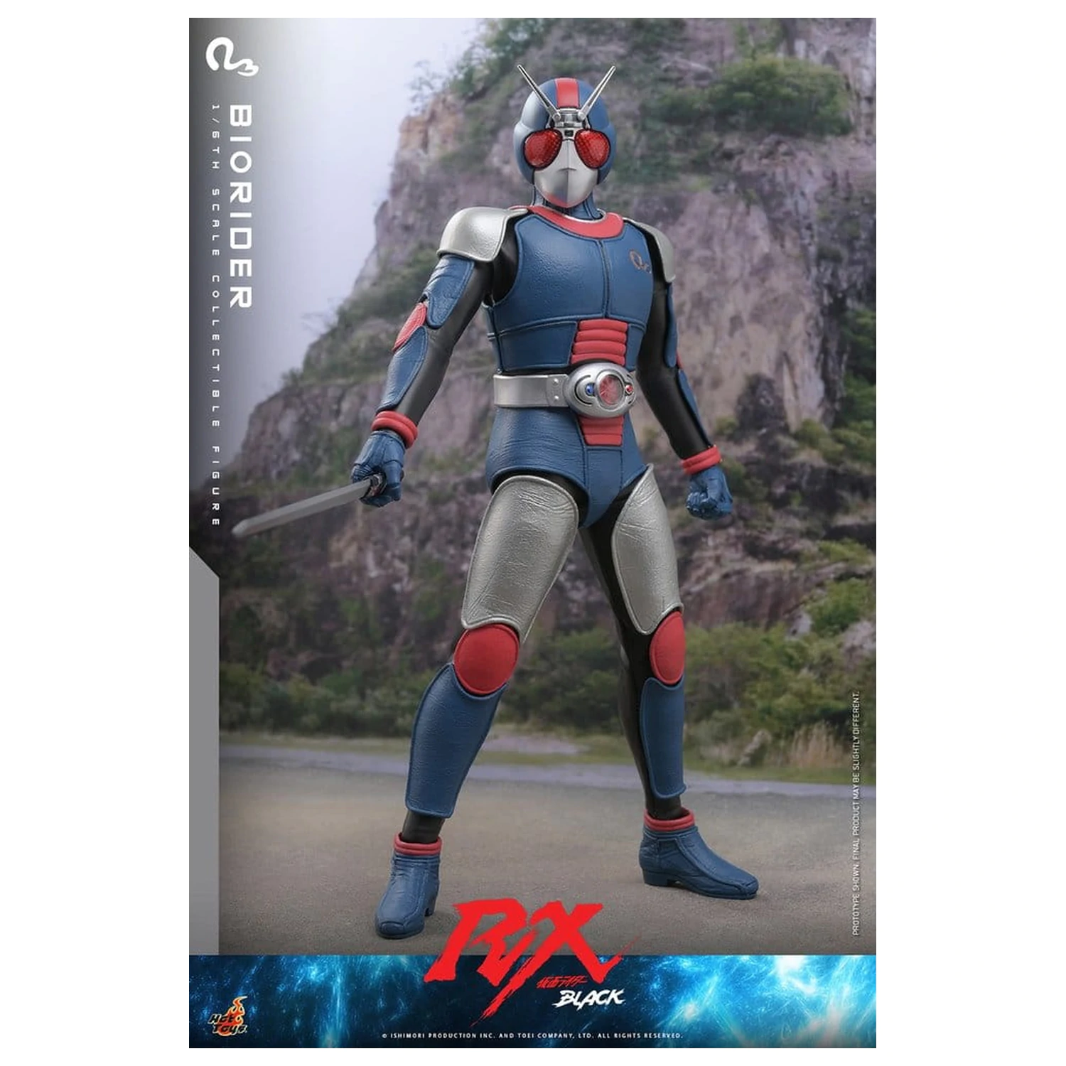 Kamen Rider Black RX akcijska figura 1/6 BioRider 31 cm fotografija izdelka