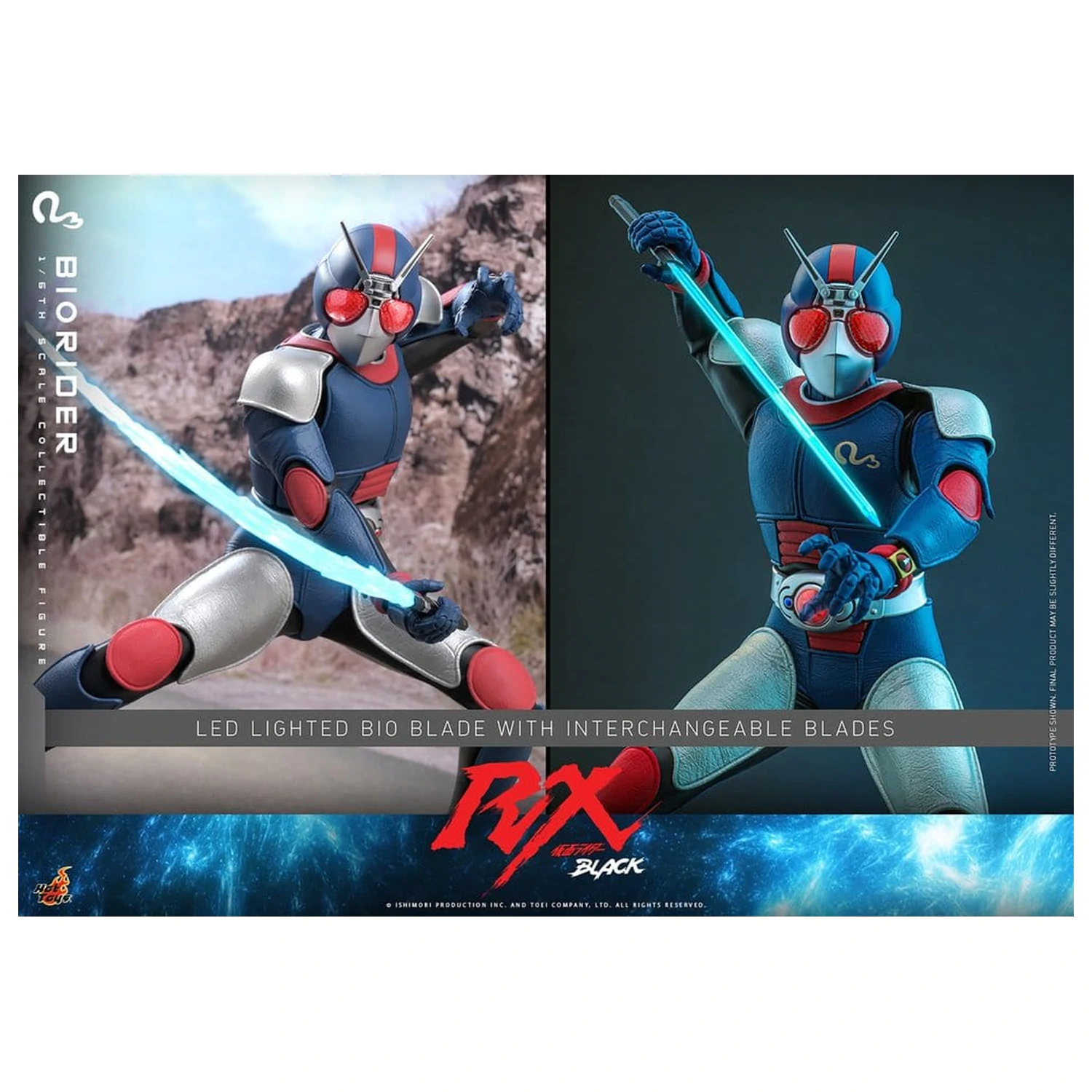 Kamen Rider Black RX akcijska figura 1/6 BioRider 31 cm fotografija izdelka