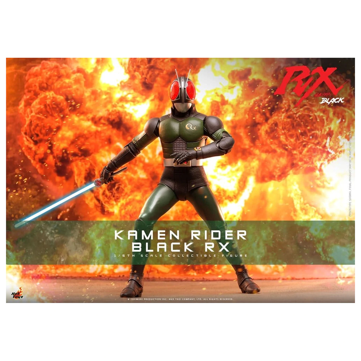 Kamen Rider Black RX akcijska figura 1/6 Kamen Rider Black RX 31 cm fotografija izdelka
