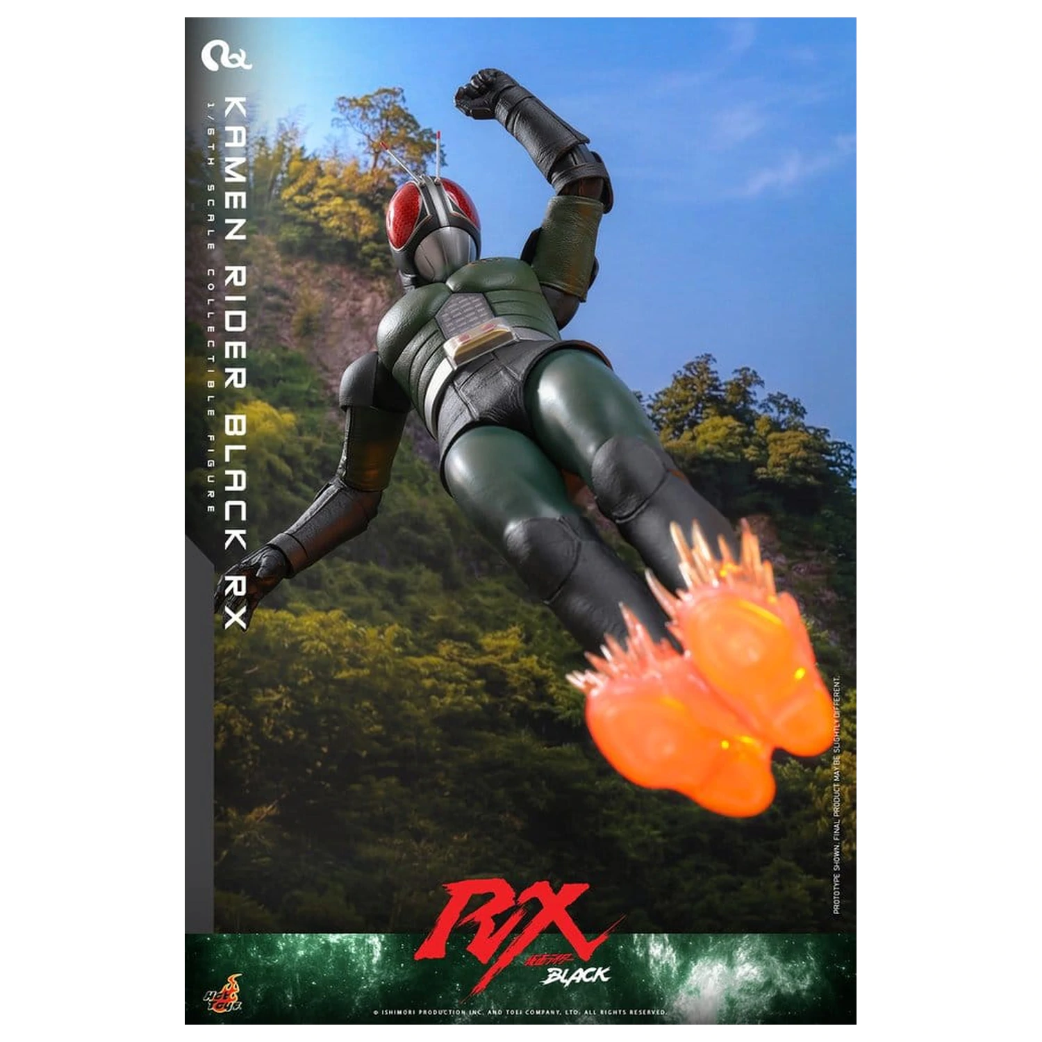 Kamen Rider Black RX akcijska figura 1/6 Kamen Rider Black RX 31 cm fotografija izdelka