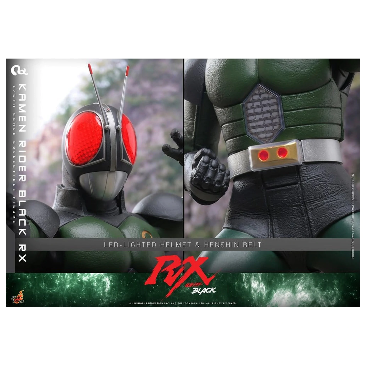 Kamen Rider Black RX akcijska figura 1/6 Kamen Rider Black RX 31 cm fotografija izdelka