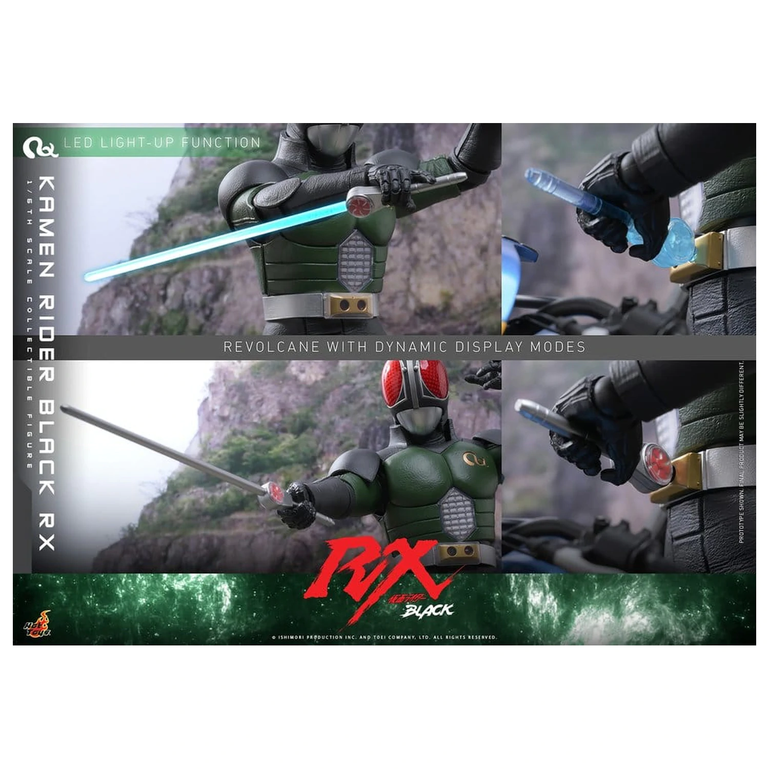 Kamen Rider Black RX akcijska figura 1/6 Kamen Rider Black RX 31 cm fotografija izdelka