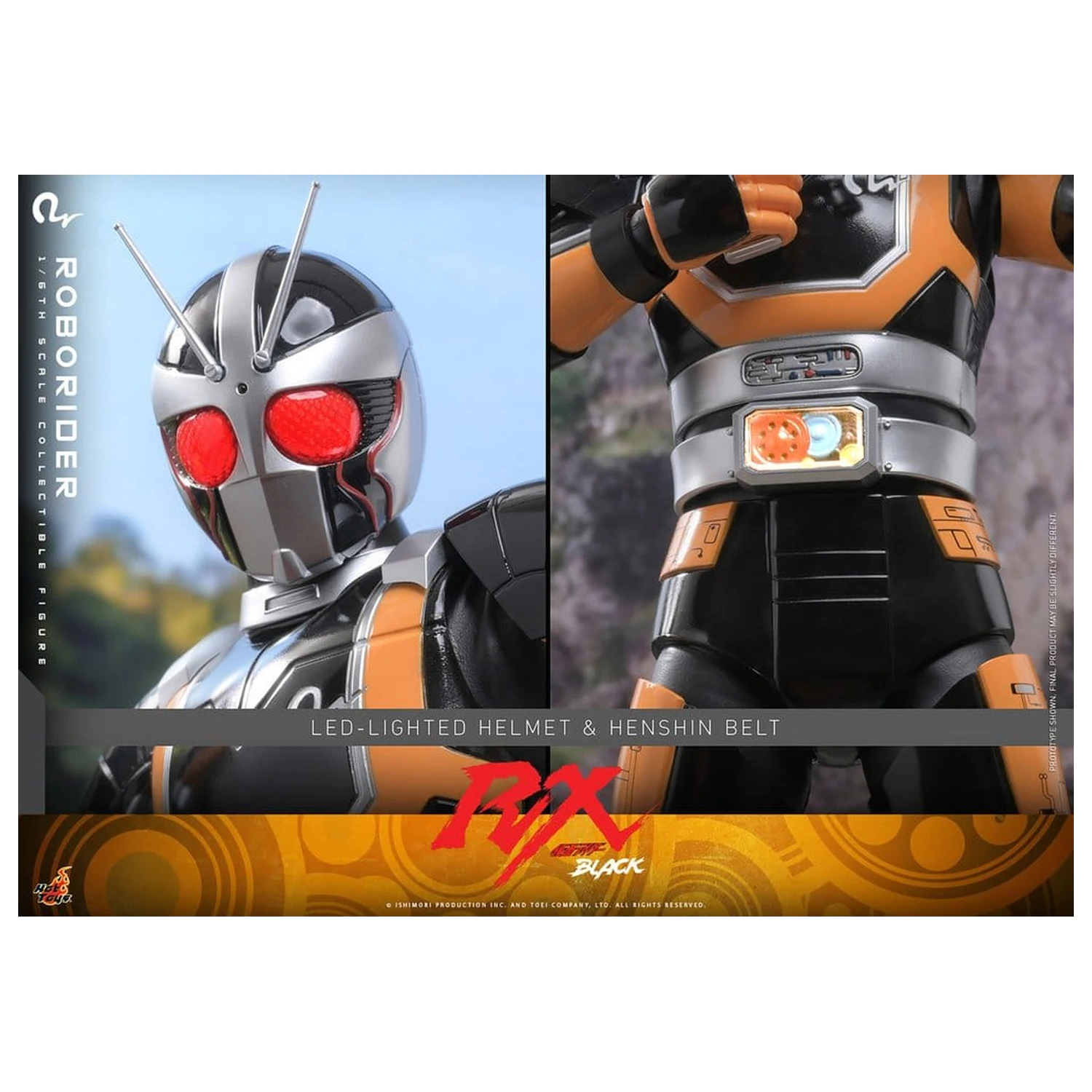 Kamen Rider Black RX akcijska figura 1/6 RoboRider 31 cm fotografija izdelka