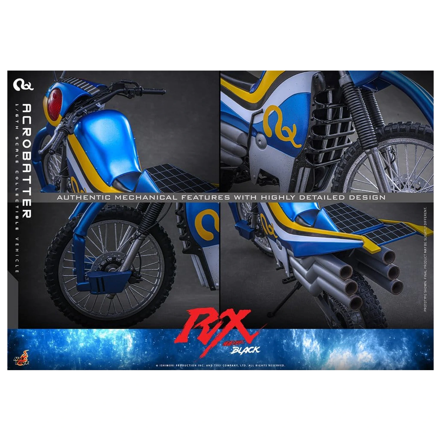 Kamen Rider Black RX Vozilo 1/6 Acrobatter 38 cm fotografija izdelka