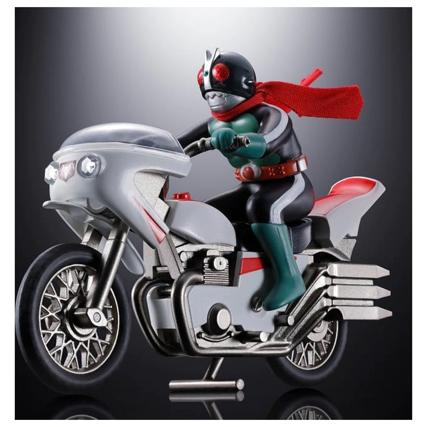 Kamen Rider Chogokin Diecast akcijska figura Cyclone (Masked Rider 2) 9 cm fotografija izdelka