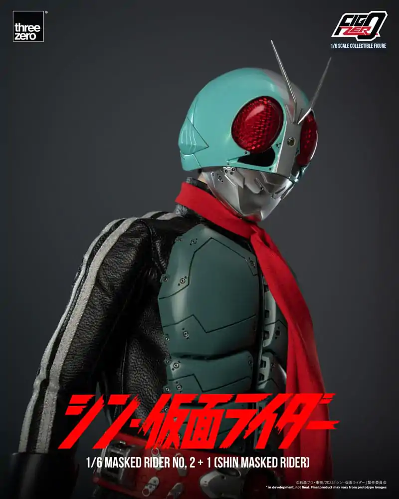 Kamen Rider FigZero akcijska figura 1/6 Masked Rider No.2+1 (Shin Masked Rider) 32 cm fotografija izdelka