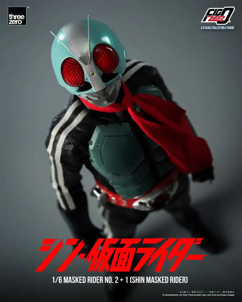 Kamen Rider FigZero akcijska figura 1/6 Masked Rider No.2+1 (Shin Masked Rider) 32 cm fotografija izdelka