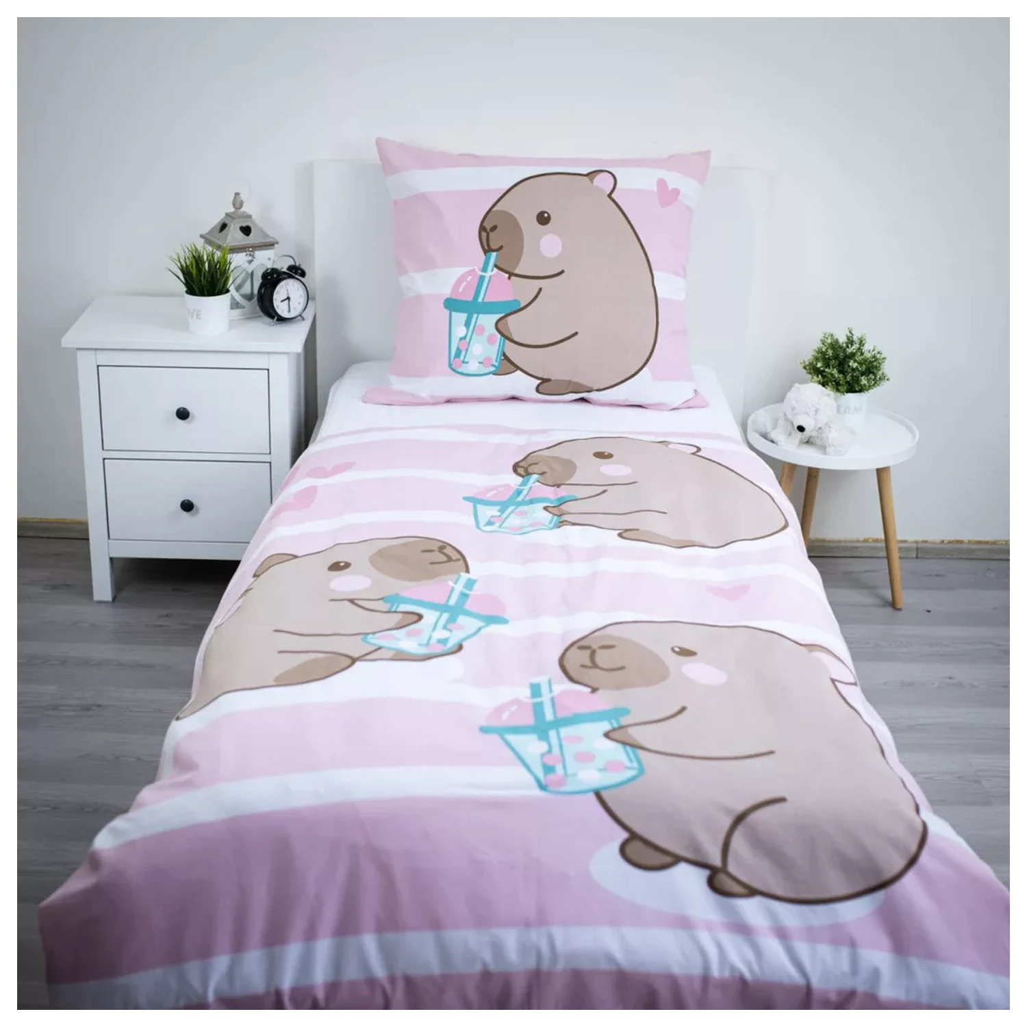 Capybara Bubble prevleka za odejo fotografija izdelka