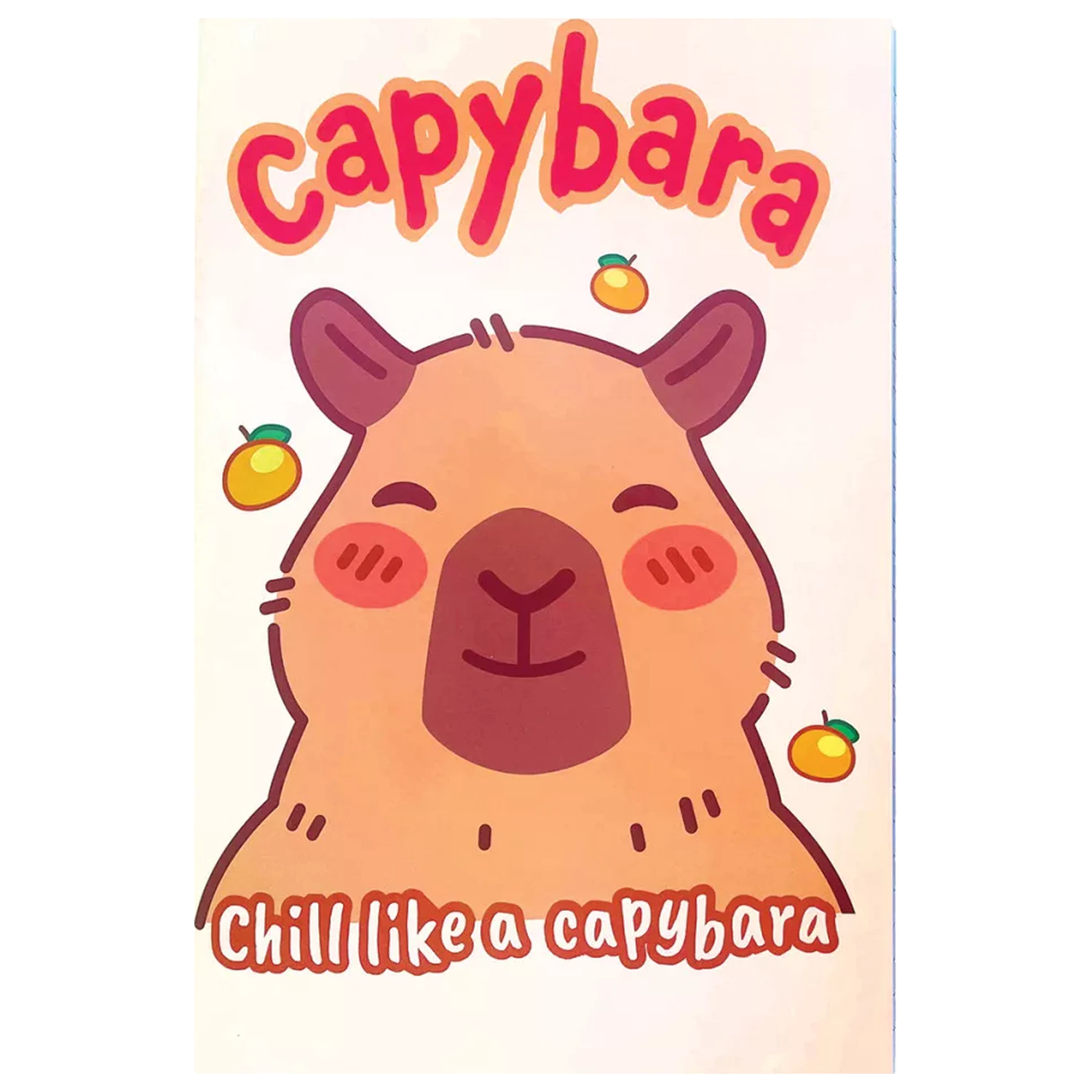 Capybara Chill B/5 črtasti zvezek 40 strani fotografija izdelka