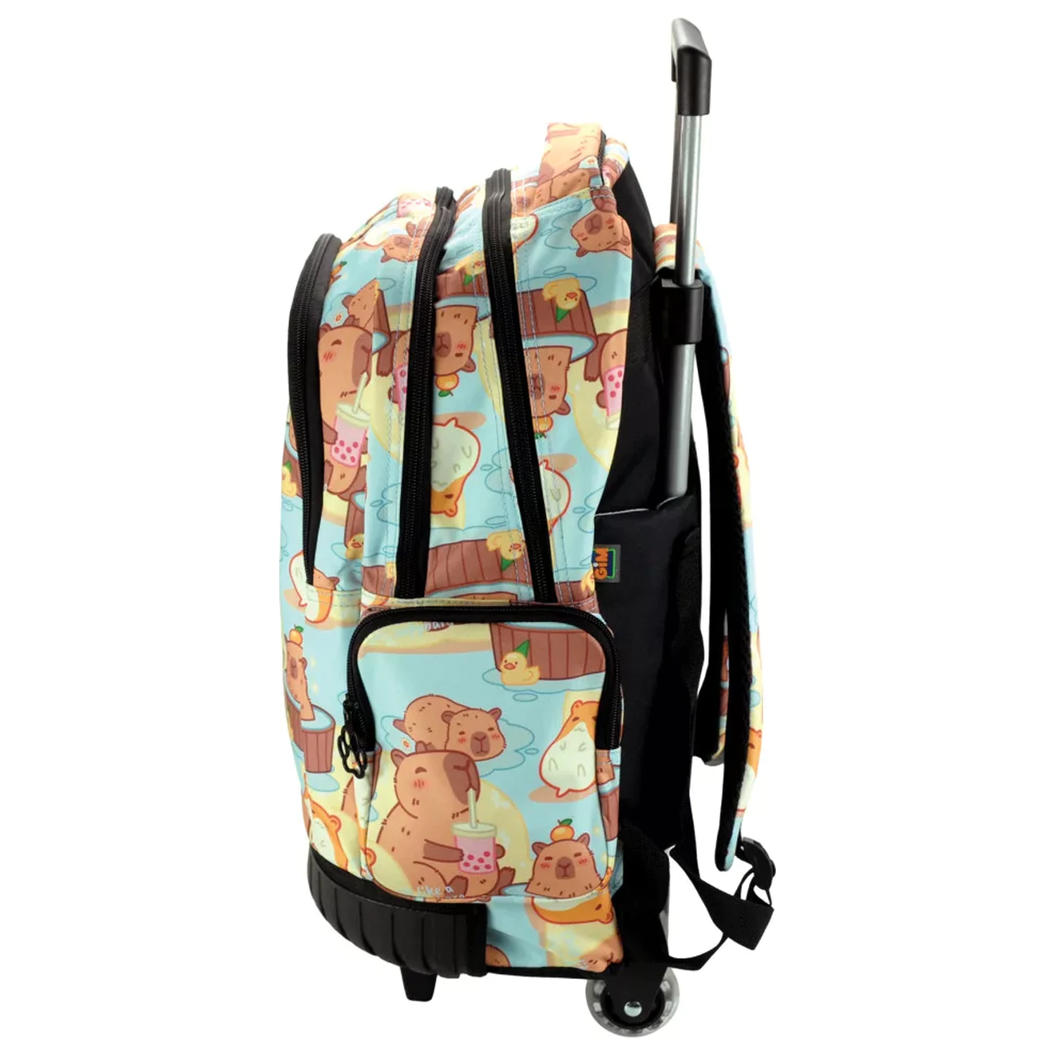Capybara Chill premium šolska torba z valjčkom, torba 42 cm fotografija izdelka