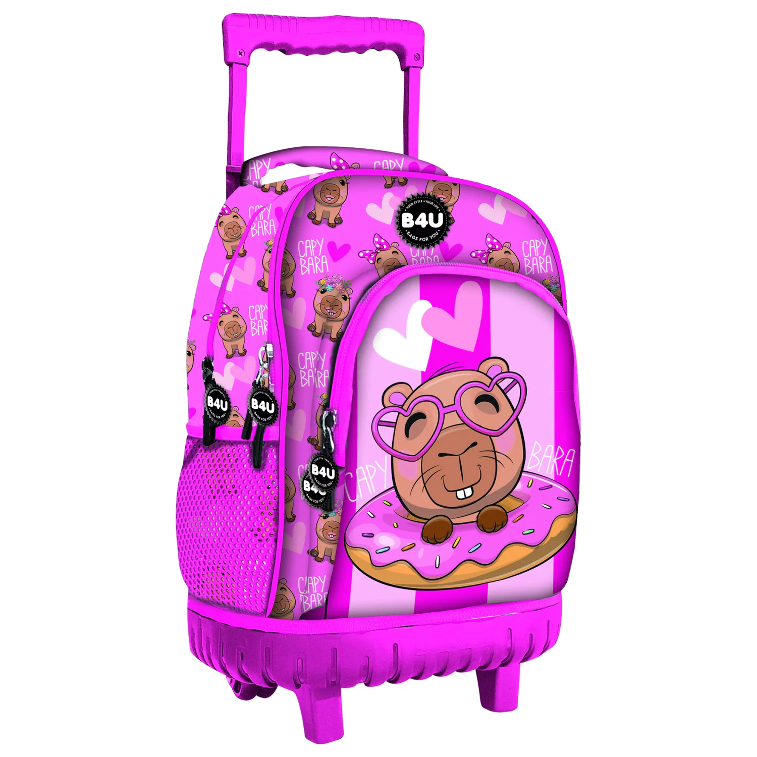 Capybara Donut Premium Rolling šolska torba, torba 44 cm fotografija izdelka