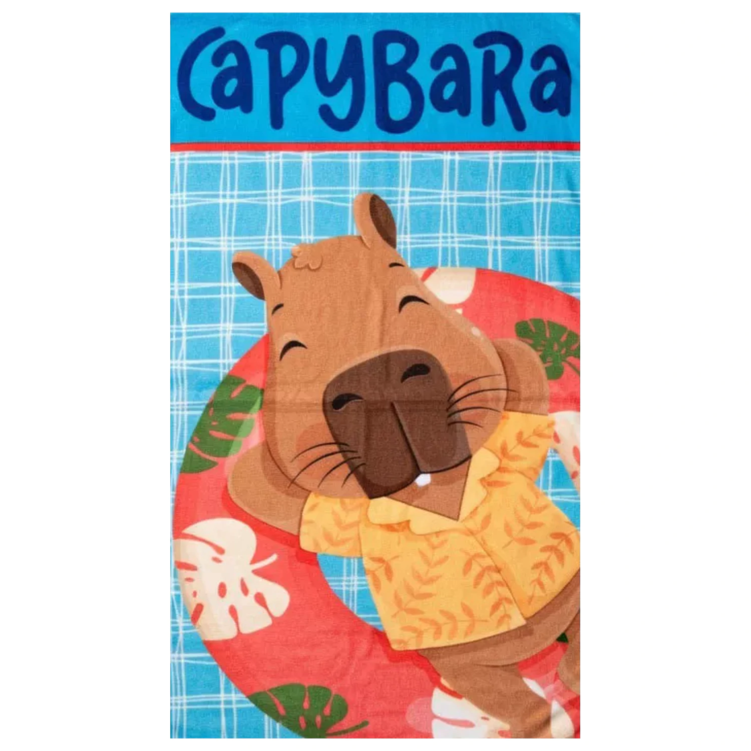 Capybara Float Fun Brisača 70x140cm fotografija izdelka