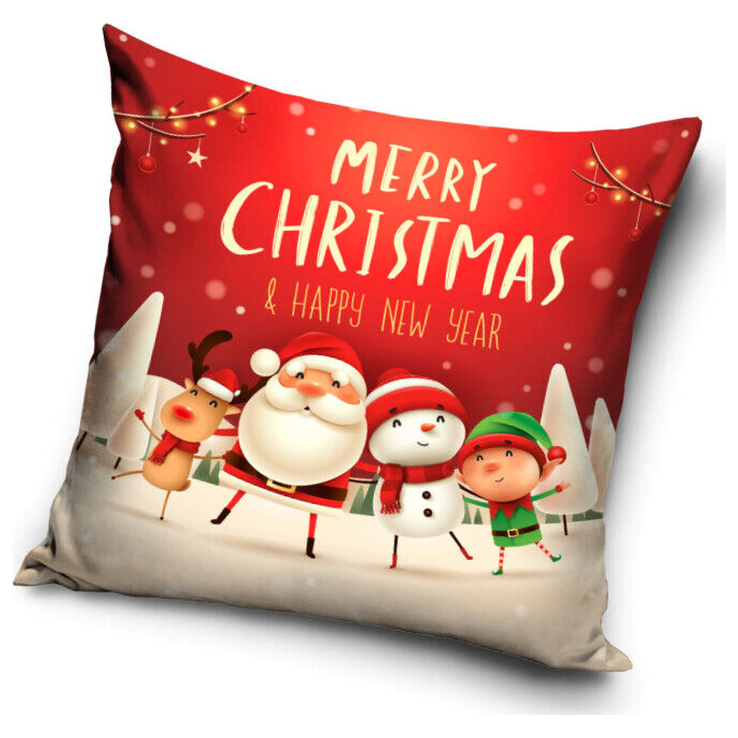 Božična praznična prevleka za vzglavnik fotografija izdelka