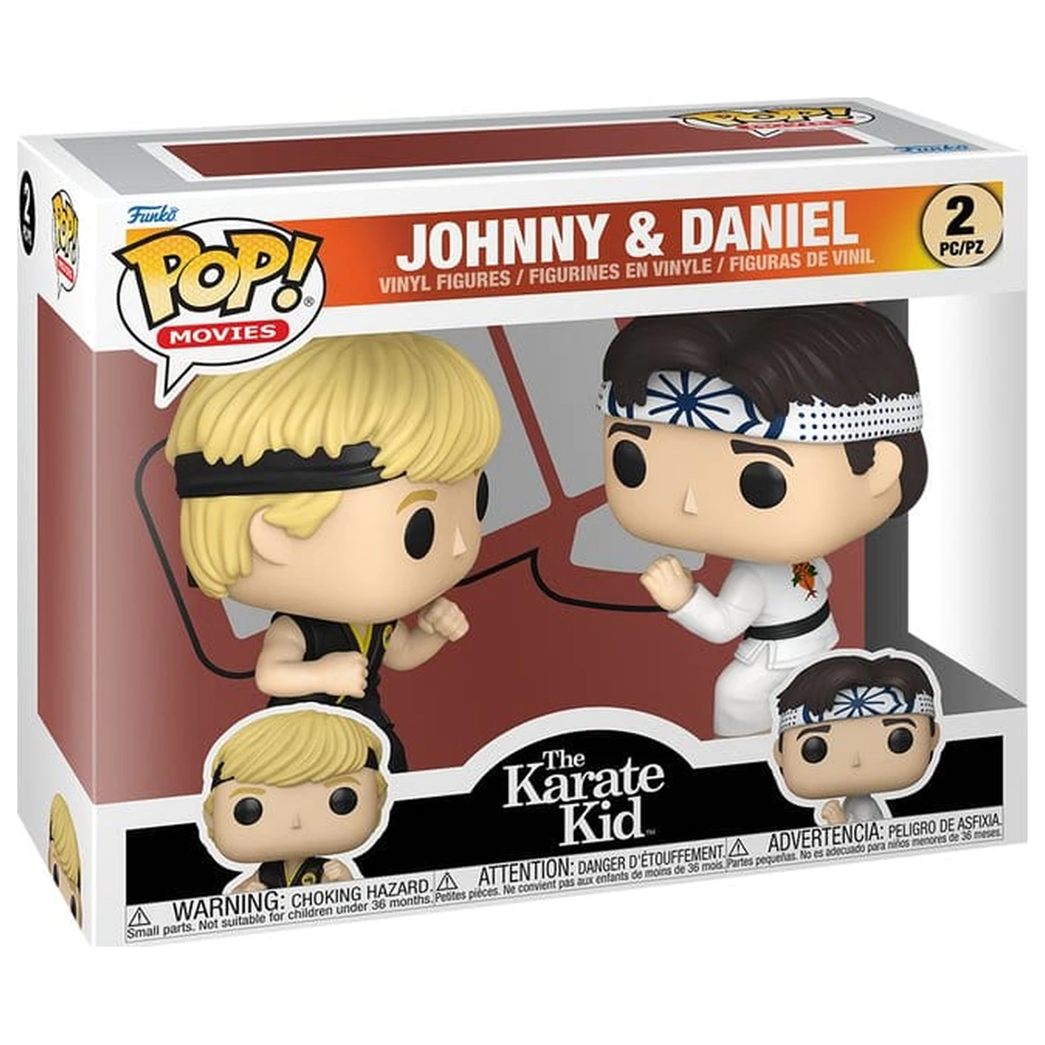 Karate Kid Funko POP! Movies vinilne figurice paket 2 kosov Johnny & Daniel 9 cm fotografija izdelka