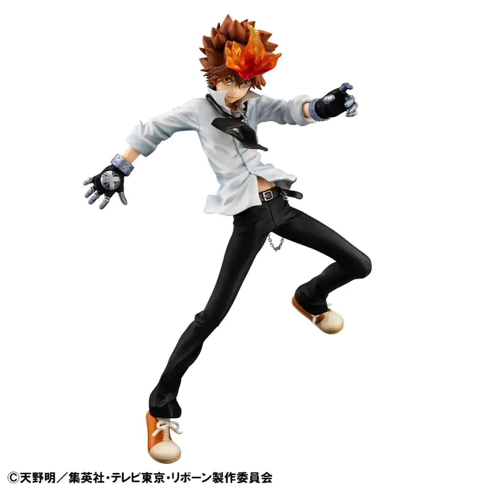 Katekyo Hitman Reborn! G.E.M. Series PVC kip Tsunayoshi Sawada &amp; Kyoya Hibari &amp; Reborn Set 21 cm fotografija izdelka