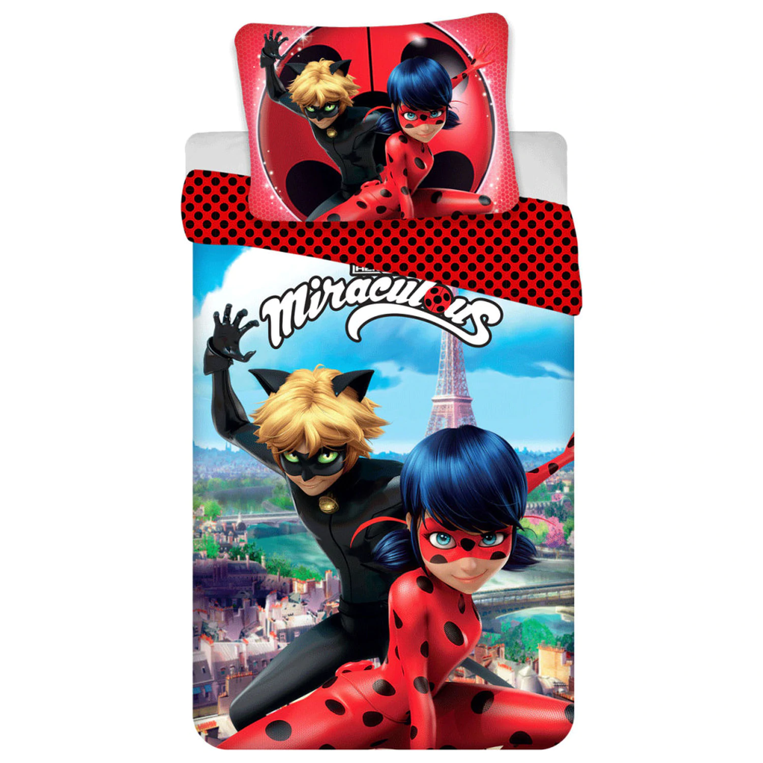 Miraculous: Tales of Ladybug & Cat Noir Paris prevleka za odejo fotografija izdelka
