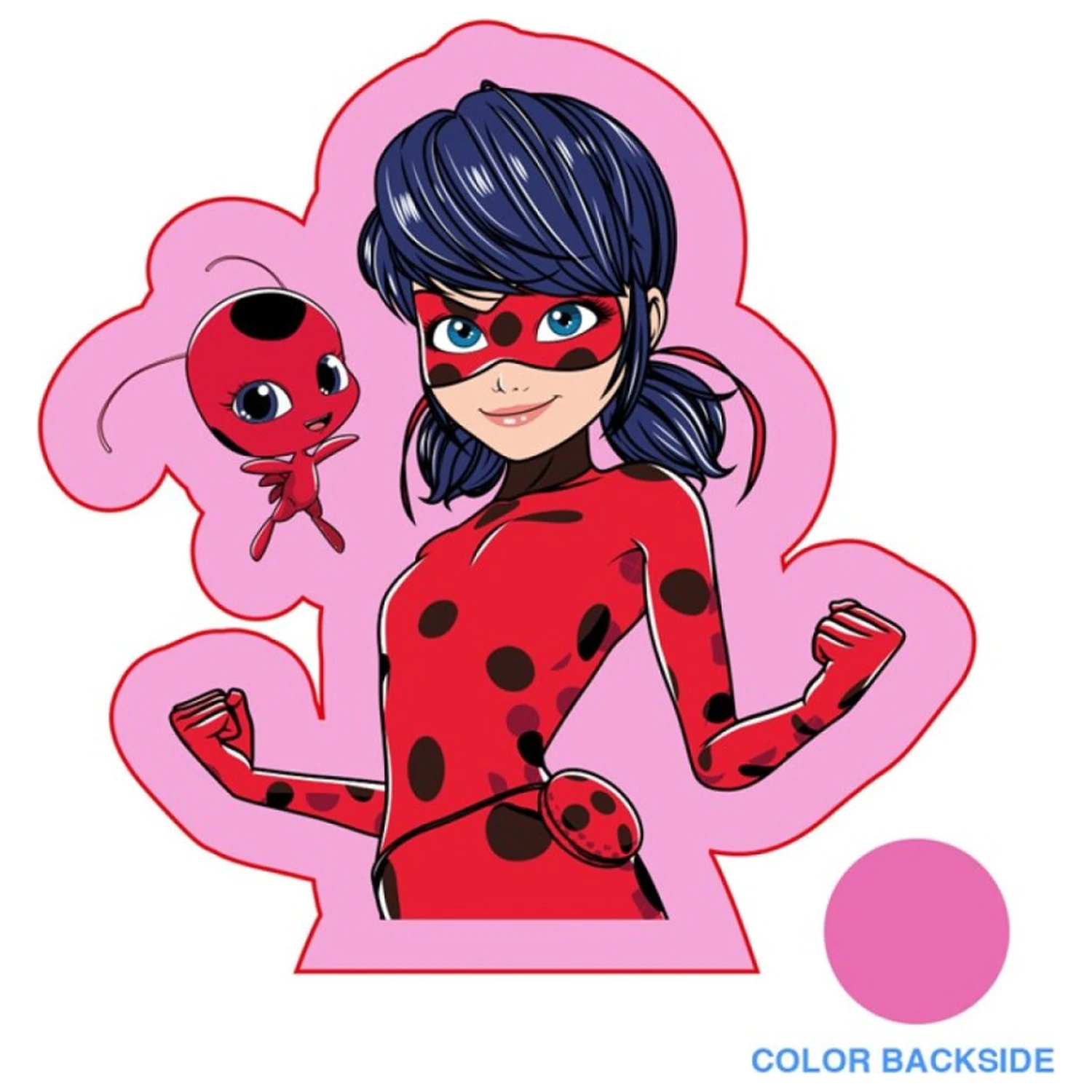 Miraculous: Tales of Ladybug & Cat Noir rožnata oblikovana blazina, okrasni vzglavnik fotografija izdelka