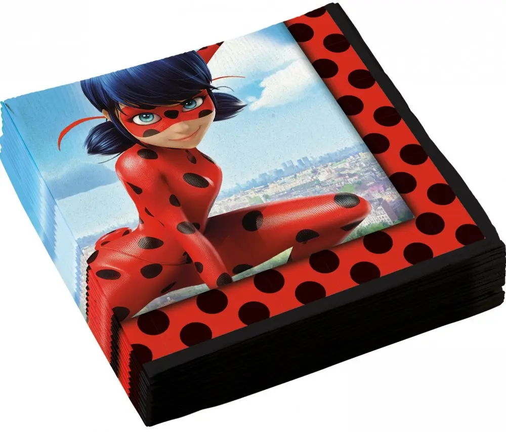 Miraculous: Tales of Ladybug & Cat Noir Serviete 20-kos fotografija izdelka