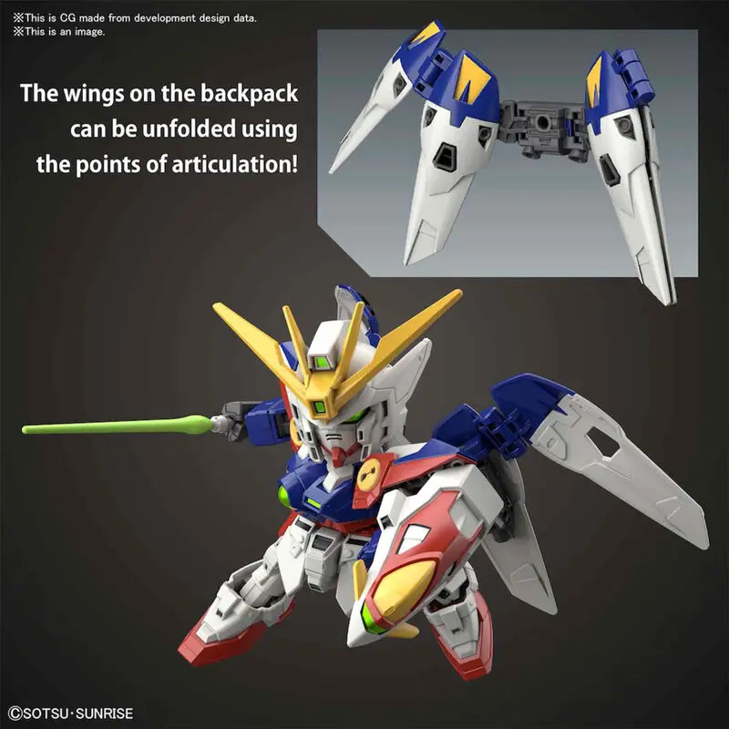 Mobile Suit Gundam Wing Wing Gundam Zero Model Kit figura model komplet fotografija izdelka