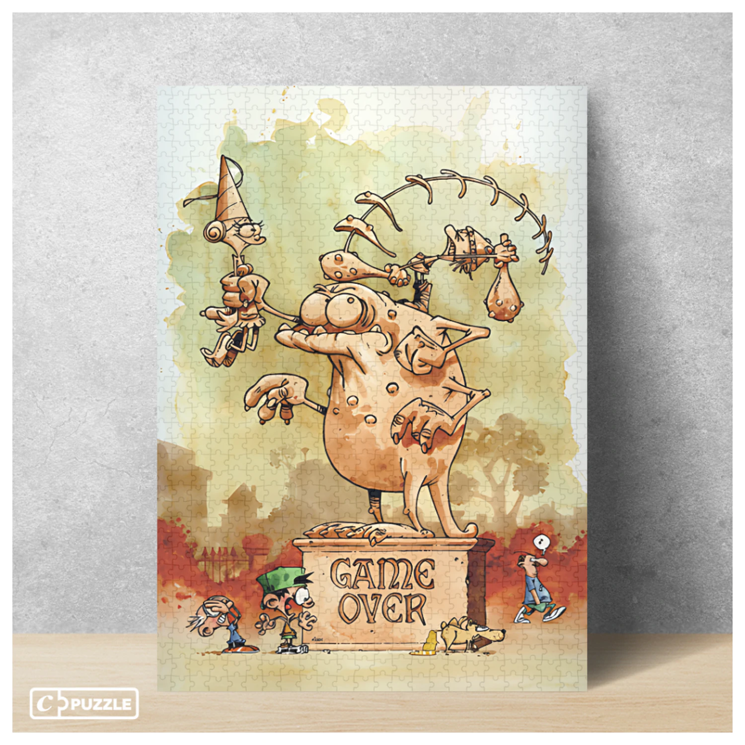 KID Paddle poster + sestavljanka 1000 kosov fotografija izdelka